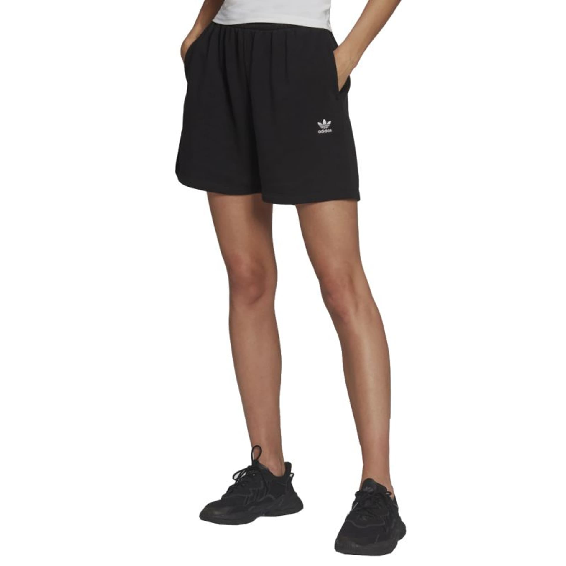 

Spodenki adidas Adicolor Essentials French Terry Shorts W HC0630 (kolor Czarny, rozmiar 32)