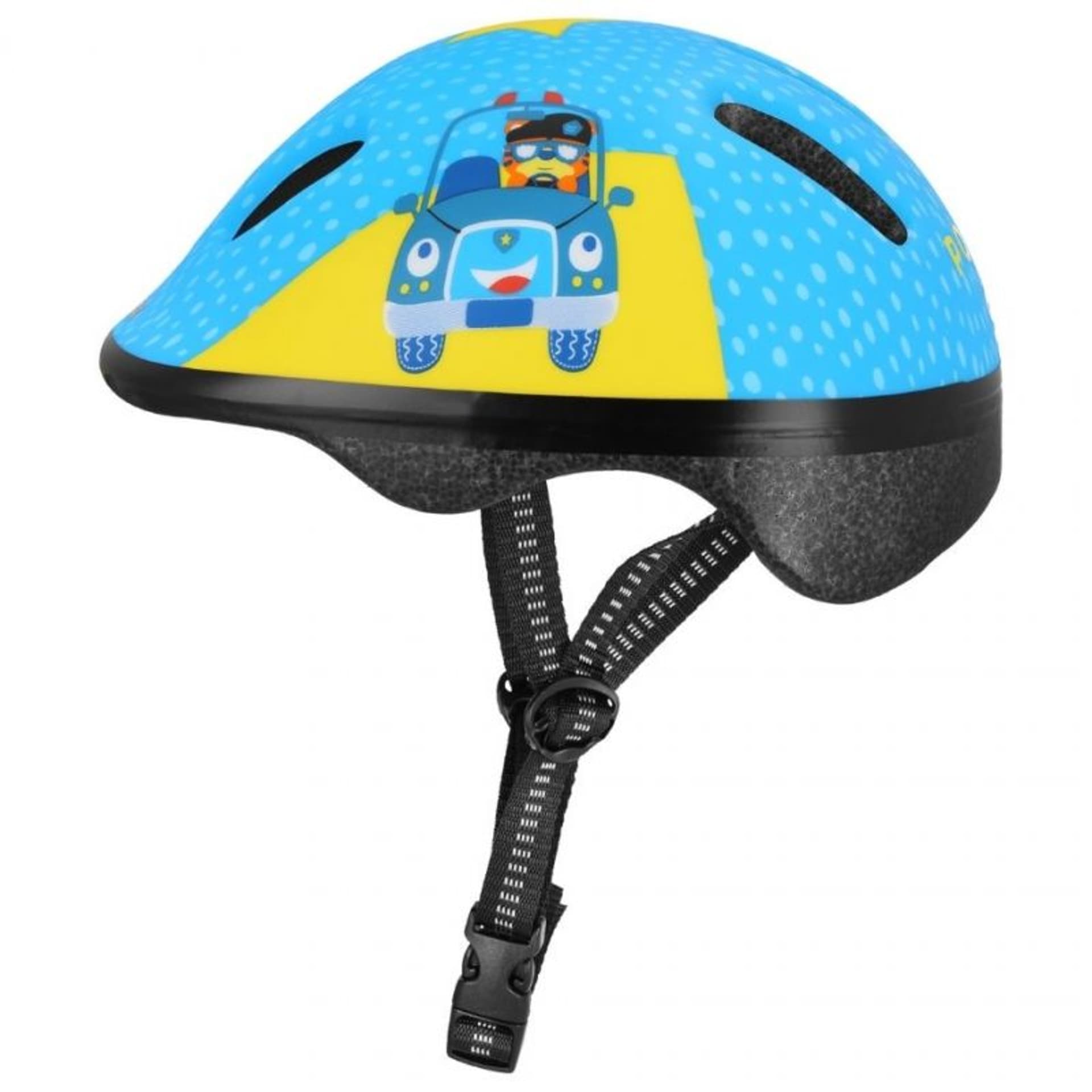 

Kask rowerowy Spokey Fun M Jr (kolor Niebieski. Żółty)