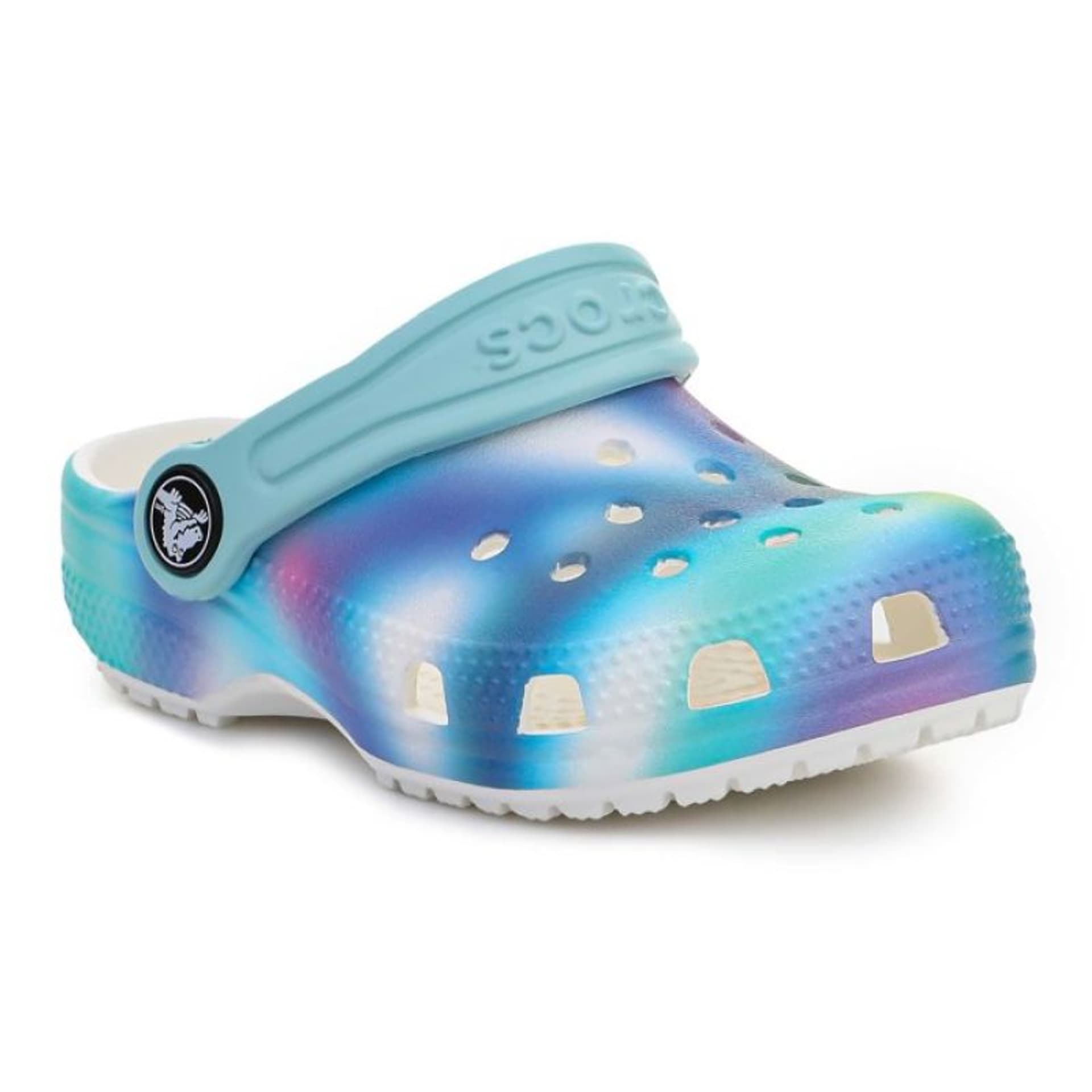 

Klapki Crocs Classic Solarized Kids Clog T 207588 (kolor Niebieski, rozmiar EU 24/25)