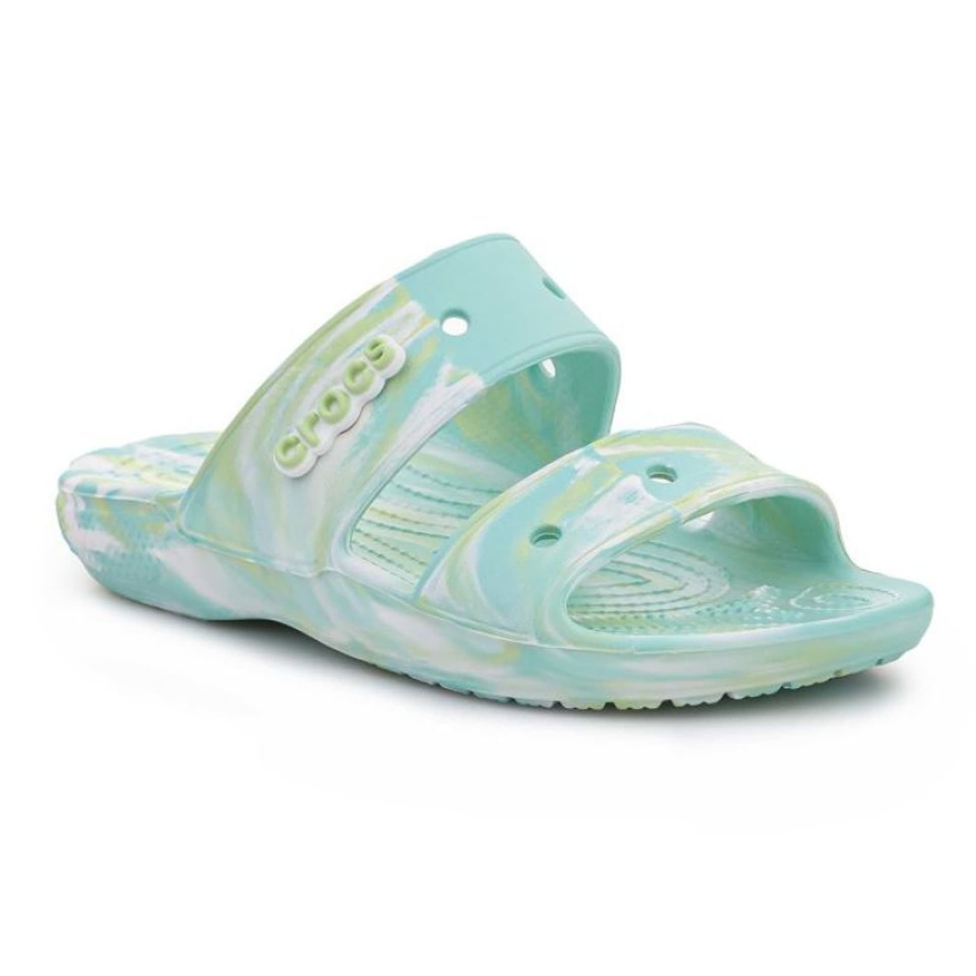 

Klapki Crocs Classic Marbled Sandal W 207701 (kolor Niebieski)