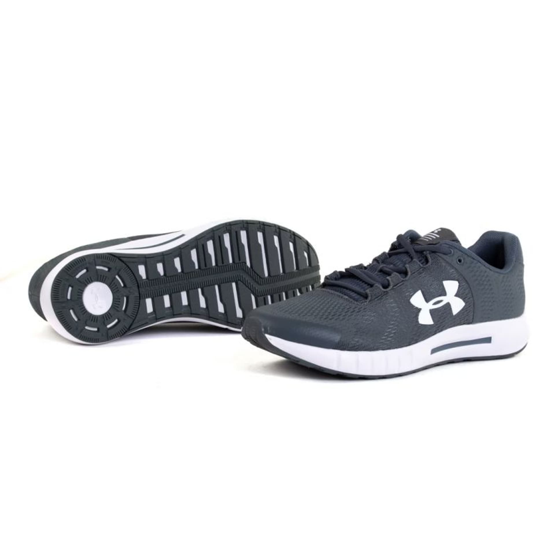 

Buty Under Armour Micro G Pursuit BP M 3021953 (kolor Szary/Srebrny, rozmiar 46)