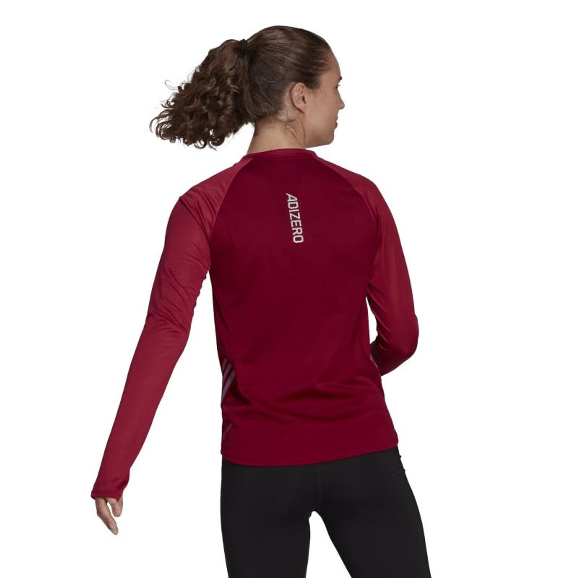 

Koszulka adidas Parley Adizero Long Sleeve Running Tee W (kolor Czerwony, rozmiar XS)