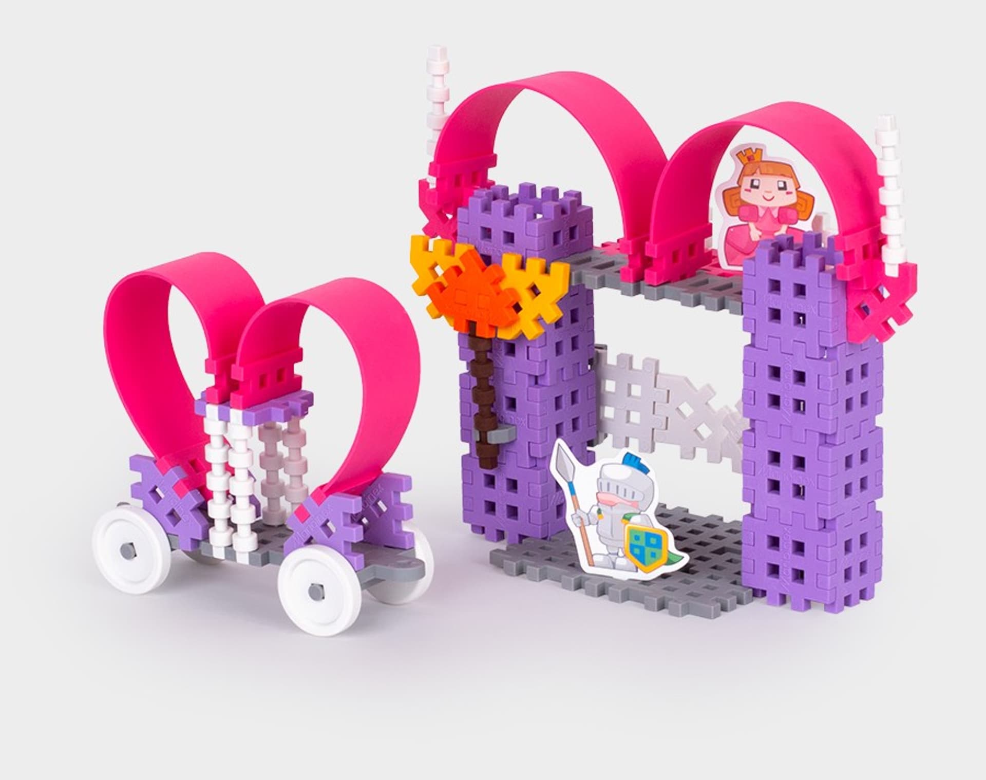 

Klocki Waffle mini - Księżniczka zestaw średni