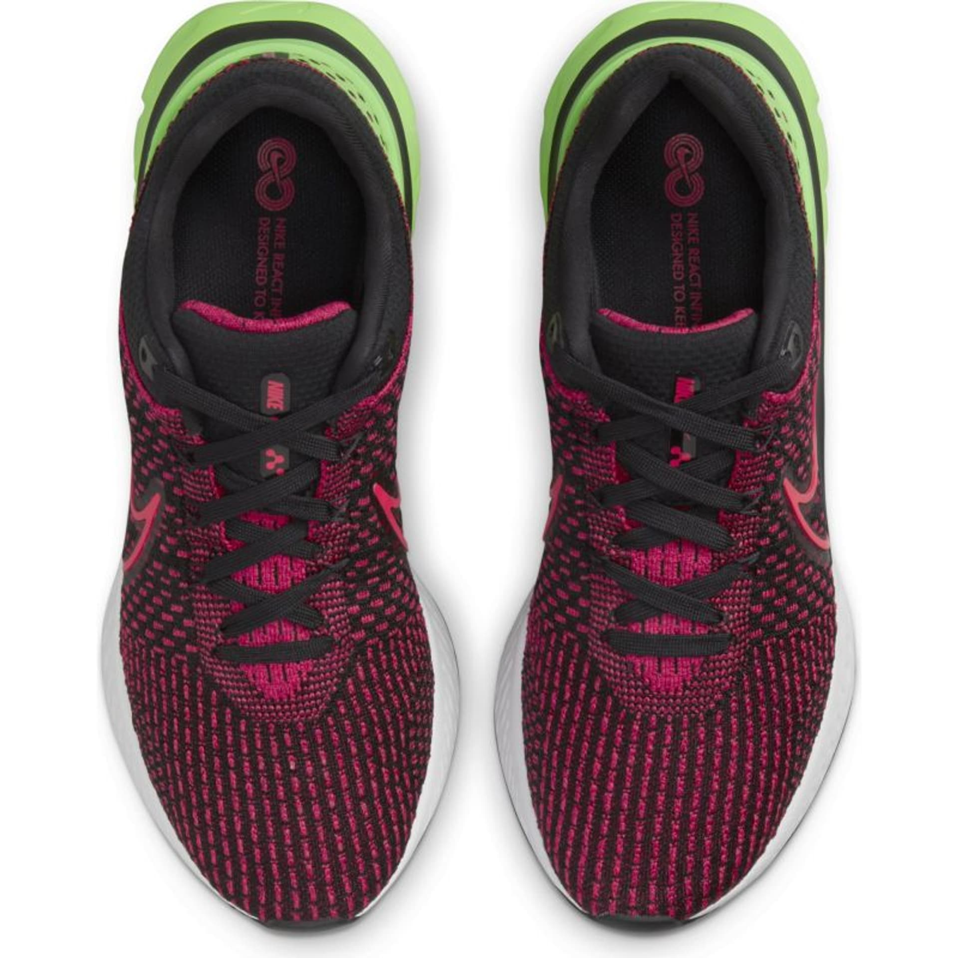 

Buty do biegania Nike React Infinity Run Flyknit 3 M DH5392 (kolor Czarny. Zielony. Różowy, rozmiar 42.5)