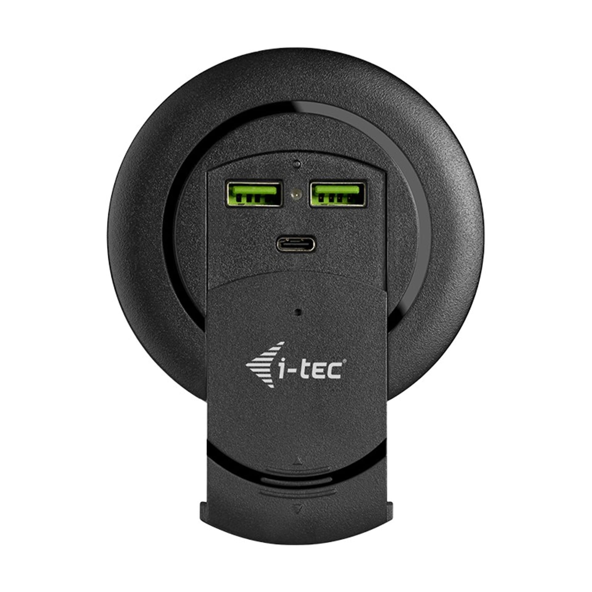 

Fast Charger Built-in DesktopUSB-C PD 3.0 + 3x USB 3.0 QC3.0 96W - do zabudowy biurkowej