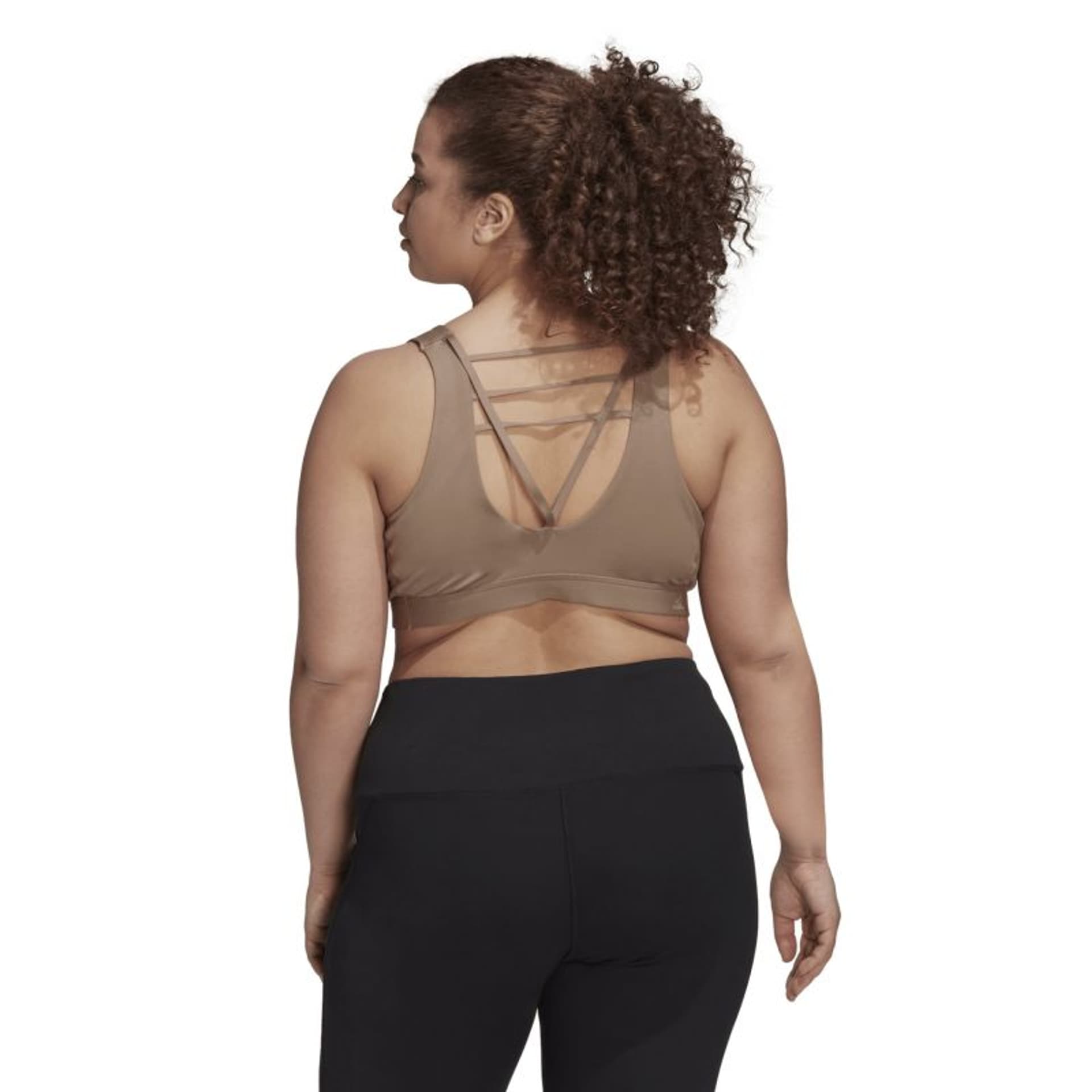 

Biustonosz adidas CoreFlow Luxe Medium-Support Bra (Plus Size) (kolor Beżowy/Kremowy, rozmiar 1X)