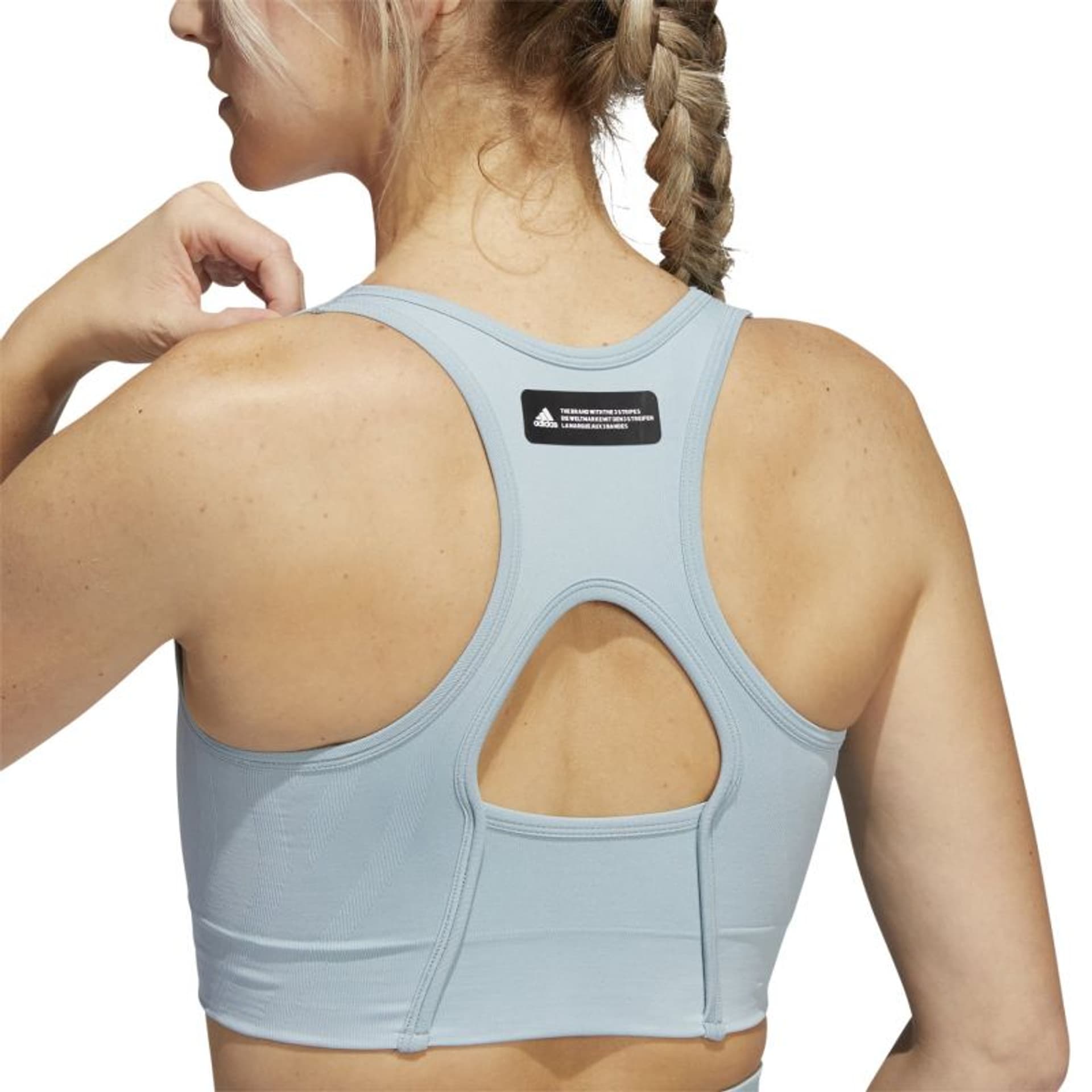 

Biustonosz adidas FORMOTION SCULPT MEDIUM SUPPORT BRA W (kolor Niebieski. Szary/Srebrny, rozmiar XS)