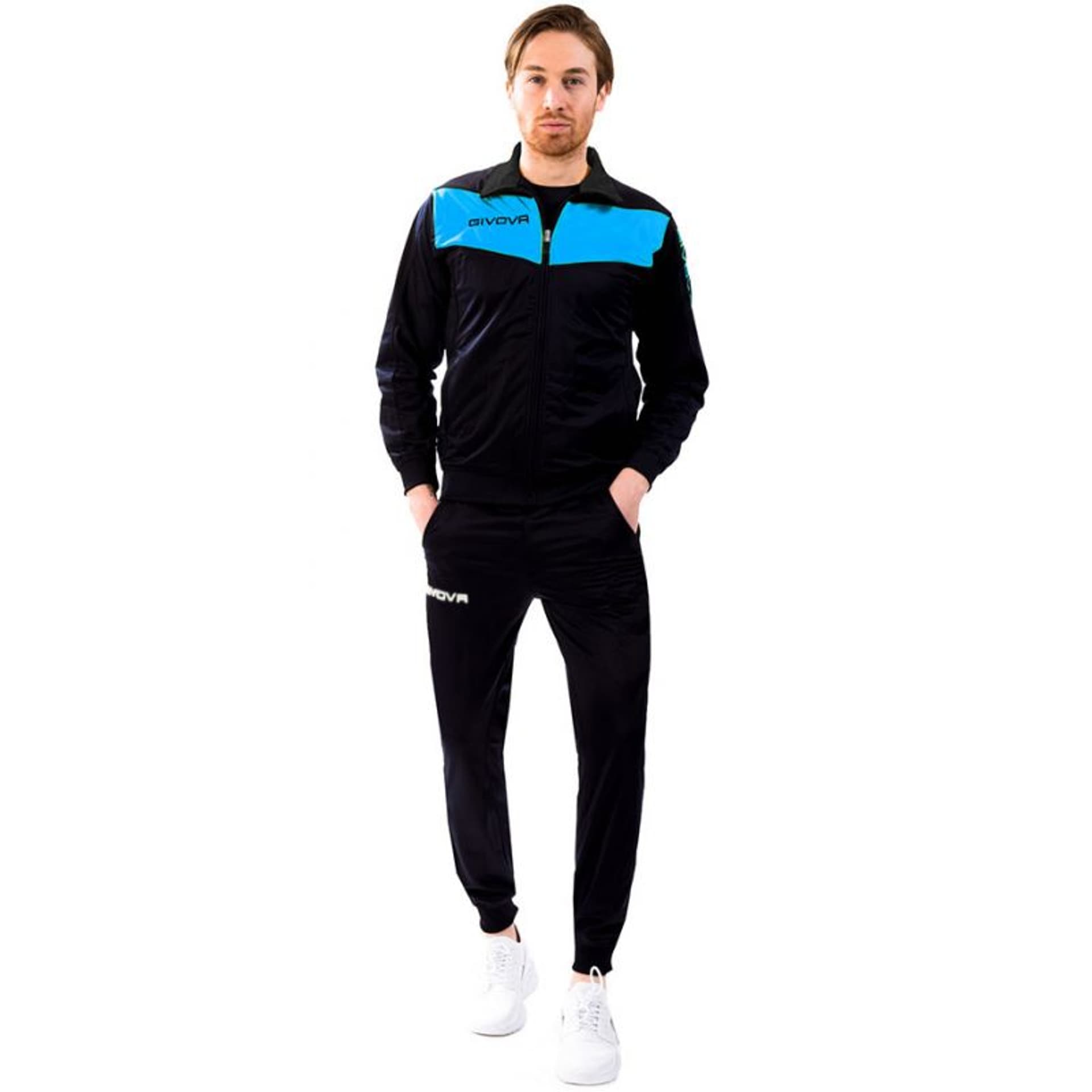 

Dres Givova Tuta Visa M TR018 (kolor Czarny. Niebieski, rozmiar M)