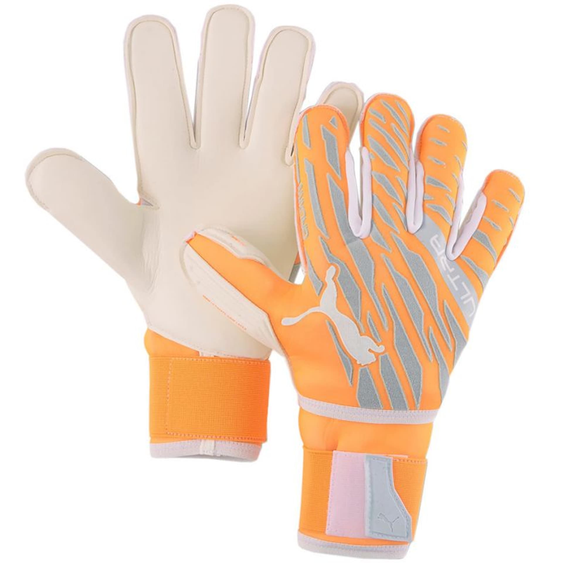 

Rękawice bramkarskie Puma Ultra Protect 1 RC M 41791 (kolor Pomarańczowy. Szary/Srebrny, rozmiar 9)