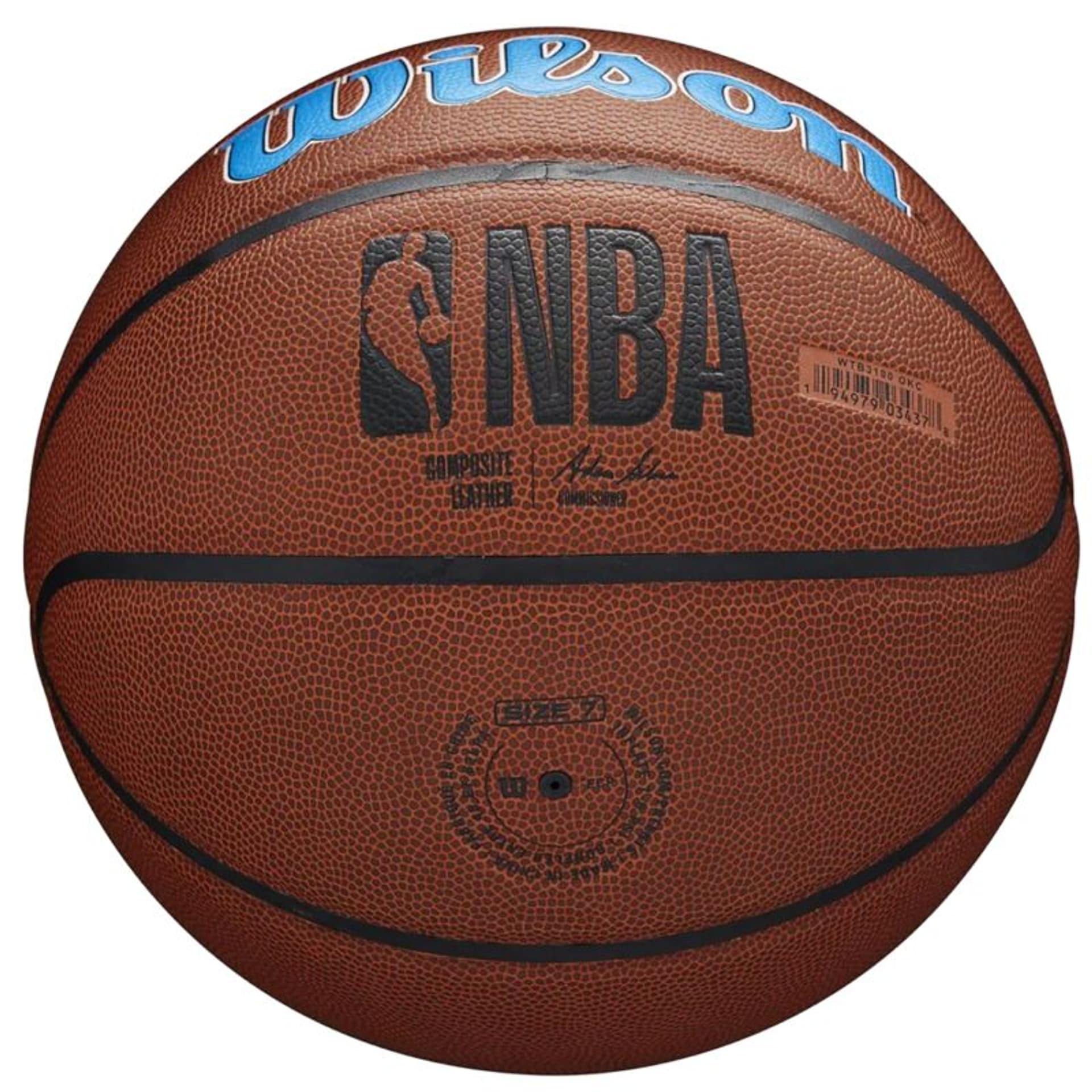 

Piłka Wilson Team Alliance Oklahoma City Thunder Ball (kolor Brązowy, rozmiar 7)