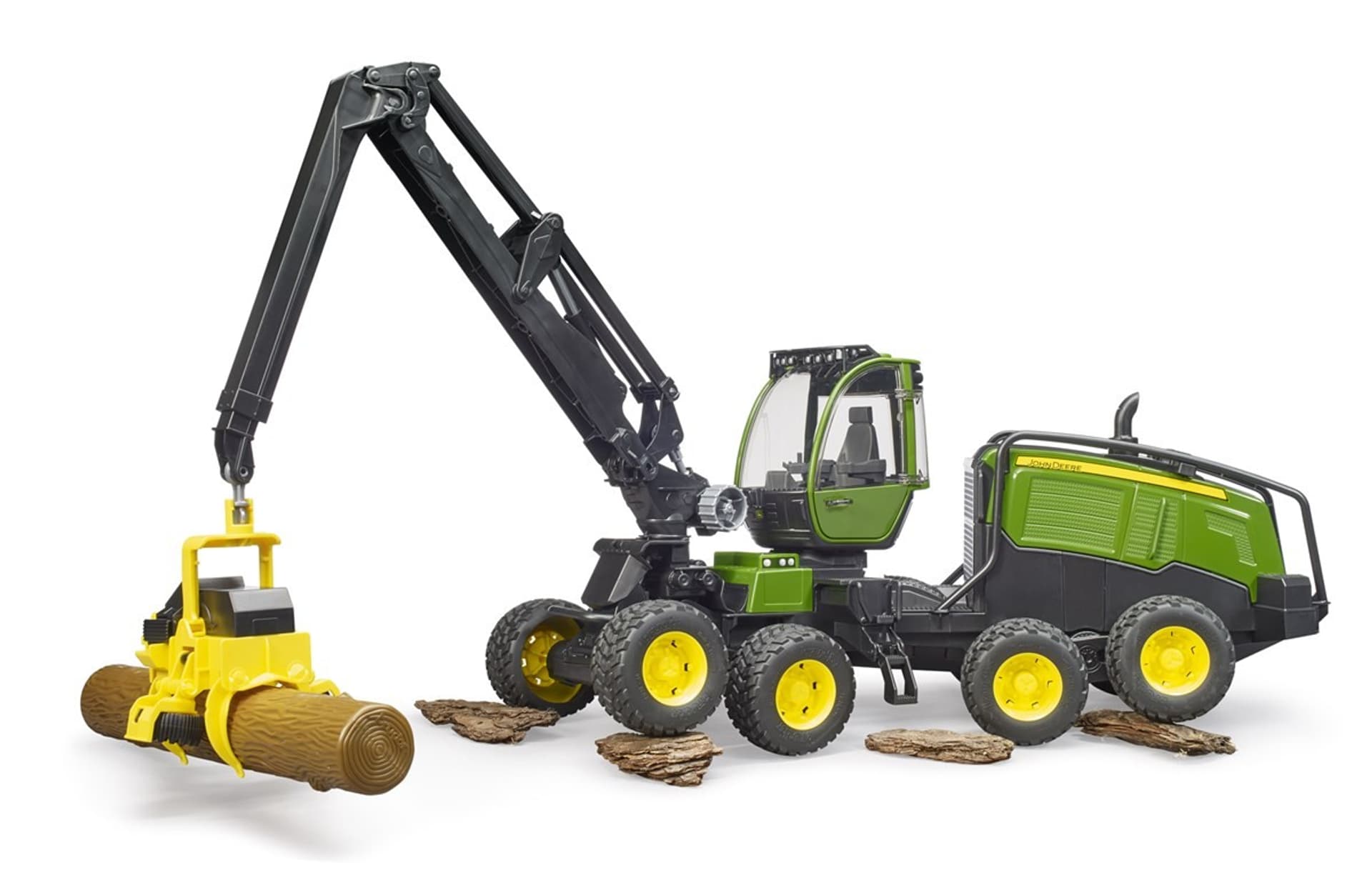 

Harwester John Deere 1270G z konarem drzewa