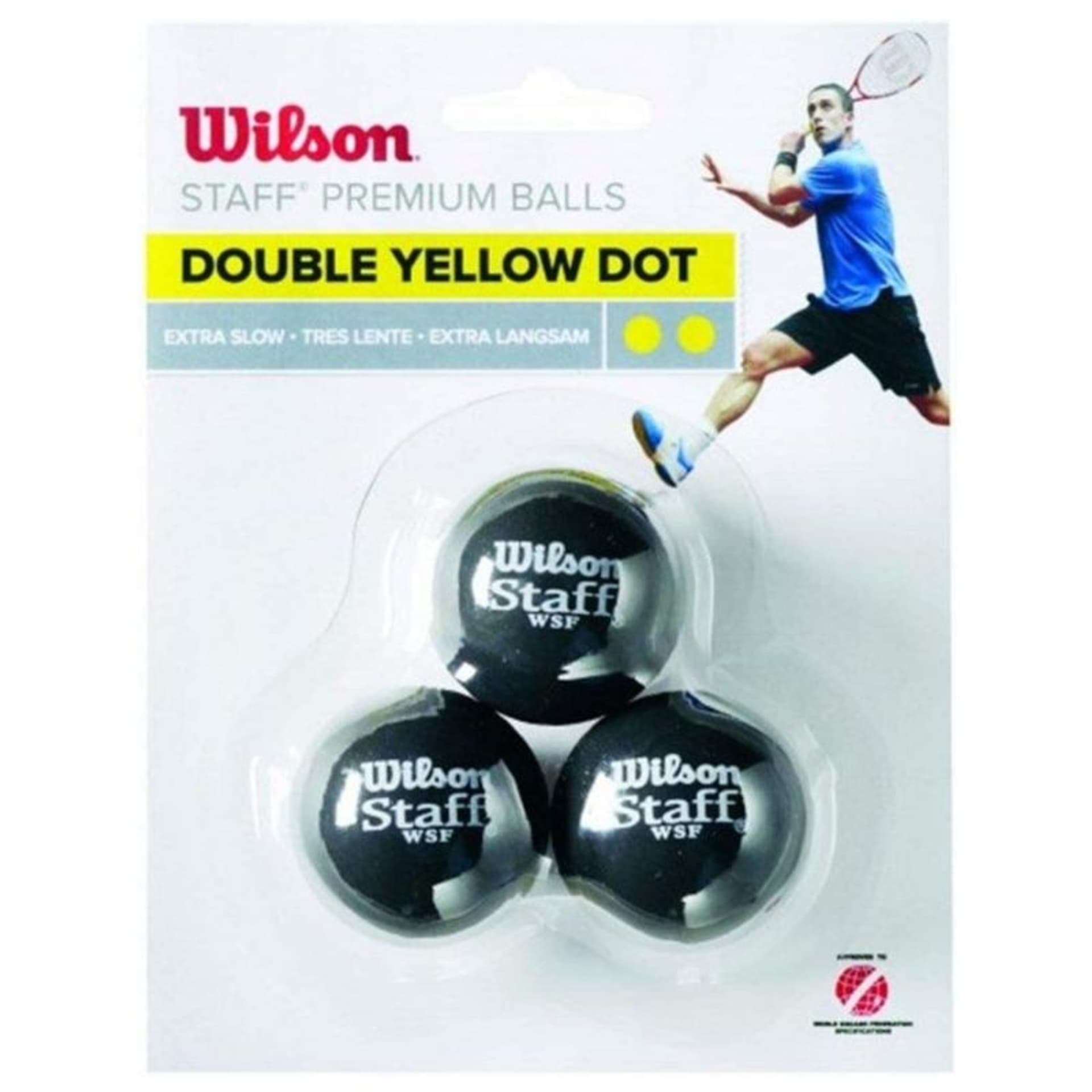 

Piłki do squasha Wilson Staff Squash Yellow Dot Ball (kolor Czarny, rozmiar, Kolor czarny/rozmiar one size