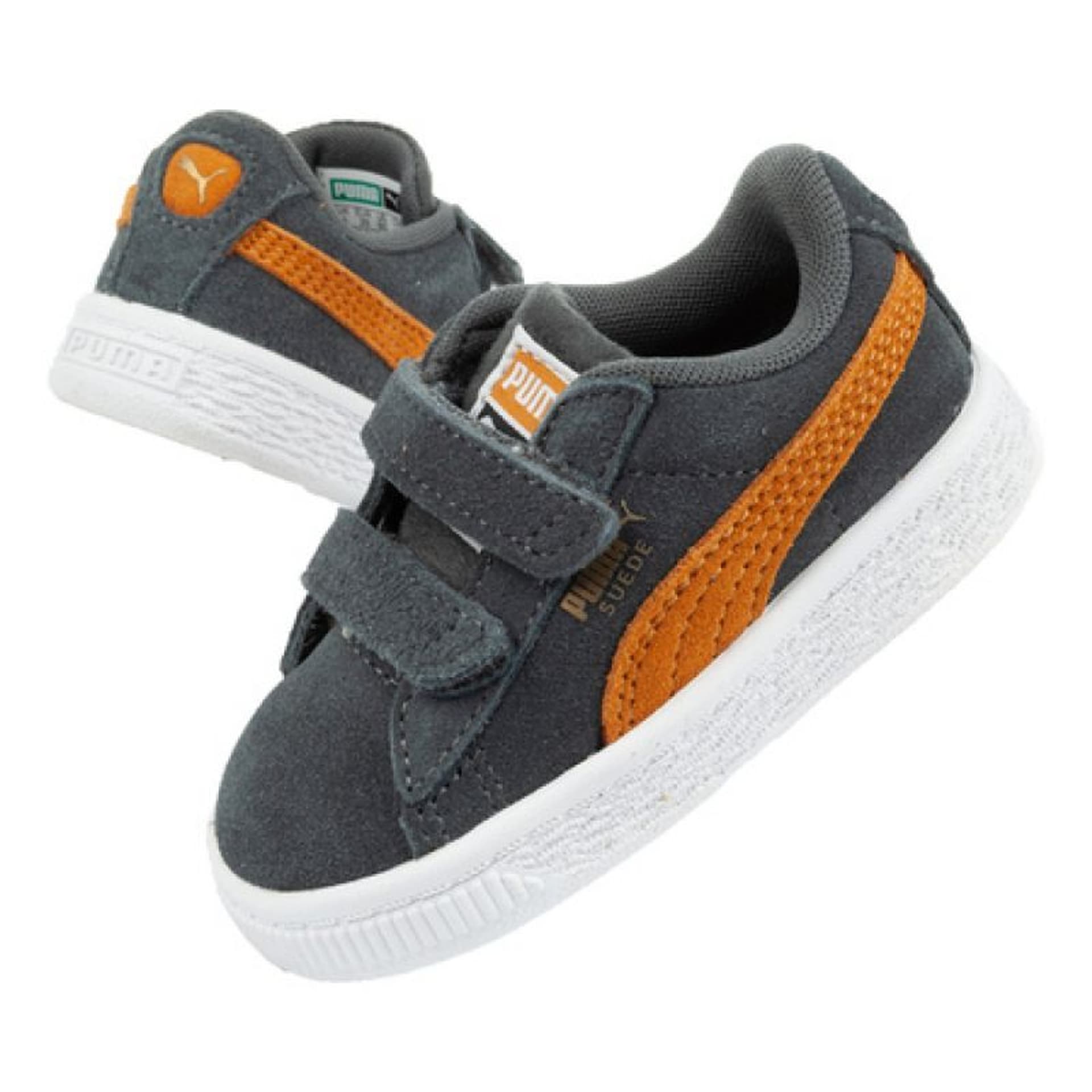 

Buty Puma Suede Jr 365077 (kolor Szary/Srebrny, rozmiar 21)