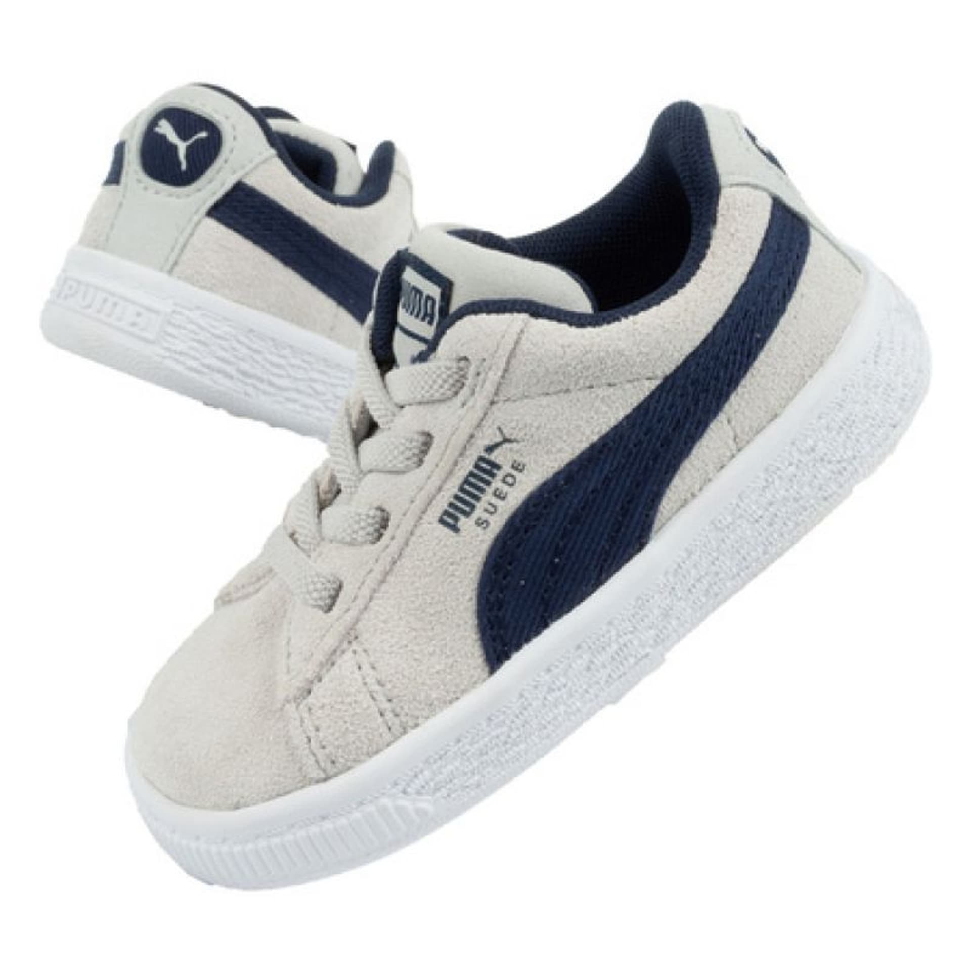 

Buty sportowe Puma Suede Jr 369684 (kolor Szary/Srebrny, rozmiar 23)