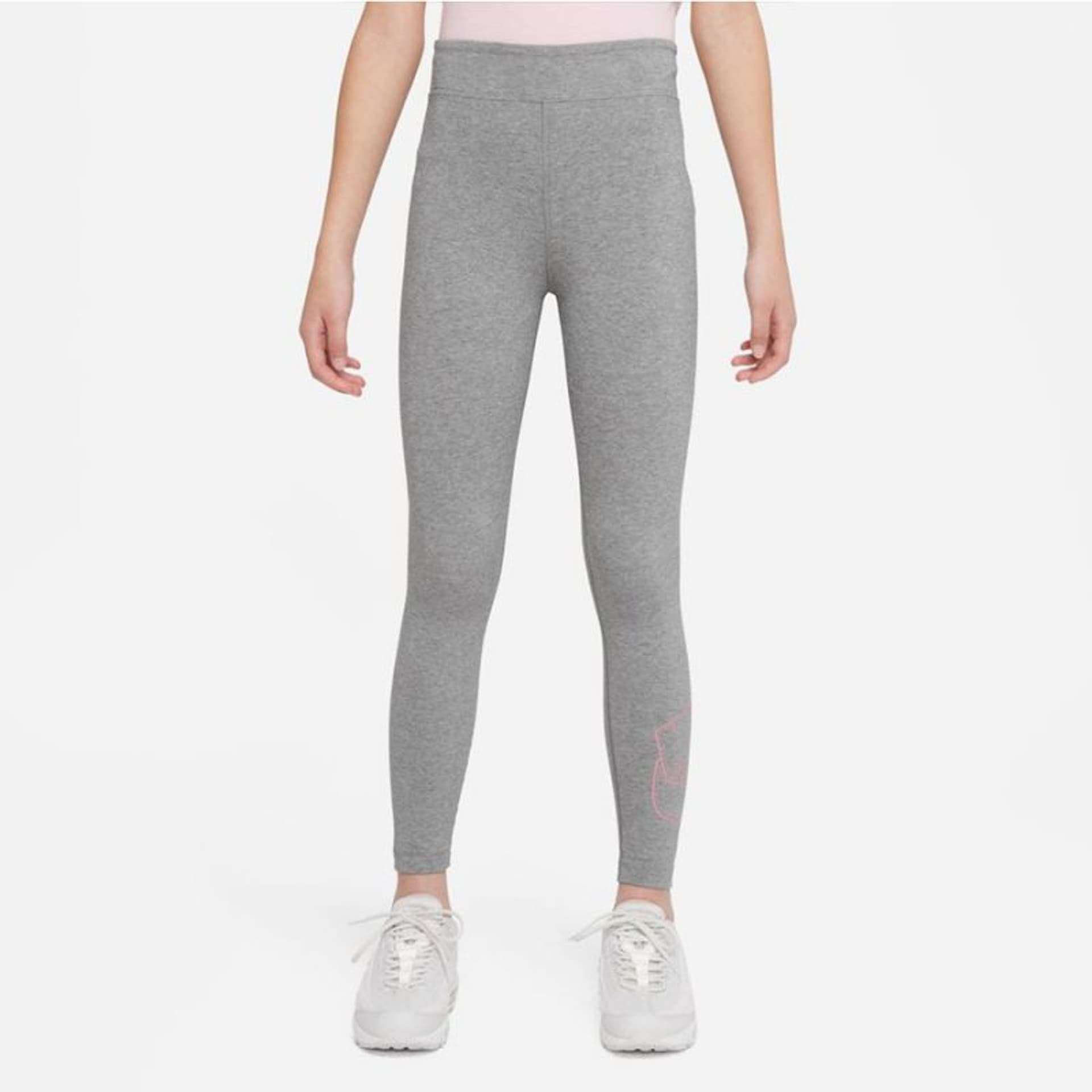 

Spodnie Nike Sportswear Essential Jr DN1853 (kolor Szary/Srebrny, rozmiar M (137-147cm))