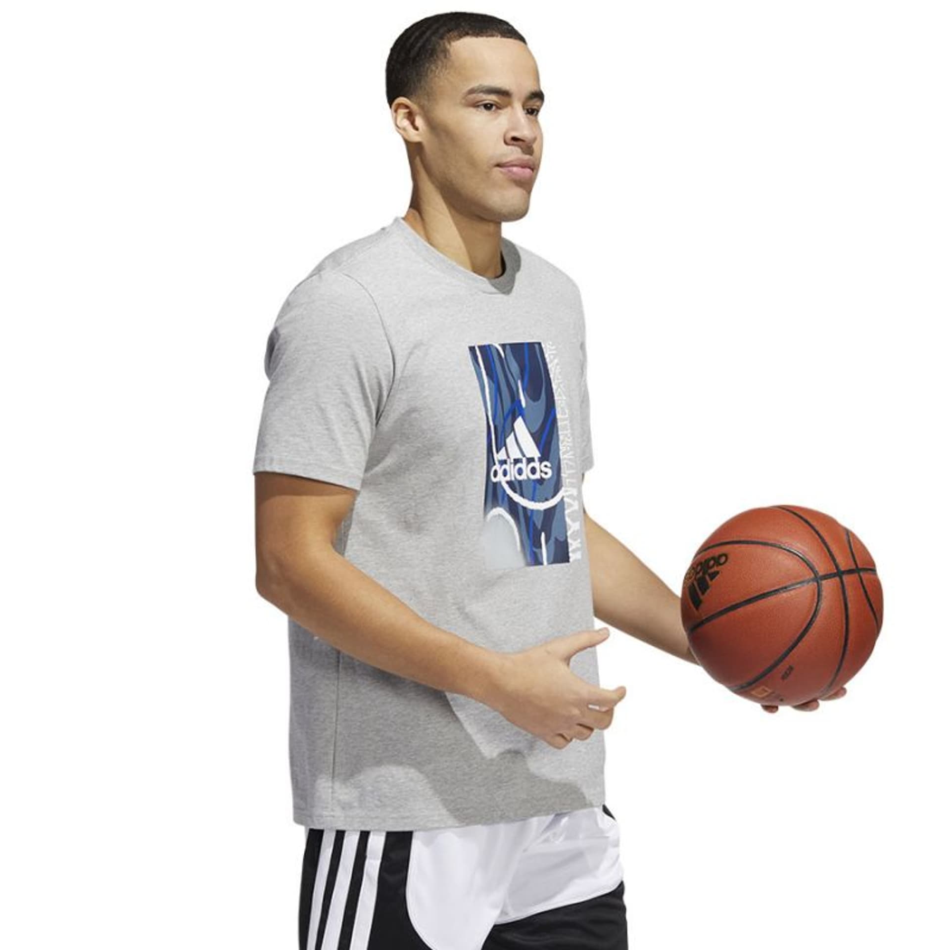 

Koszulka adidas Badge of Sport Courts Tee M (kolor Szary/Srebrny, rozmiar M)