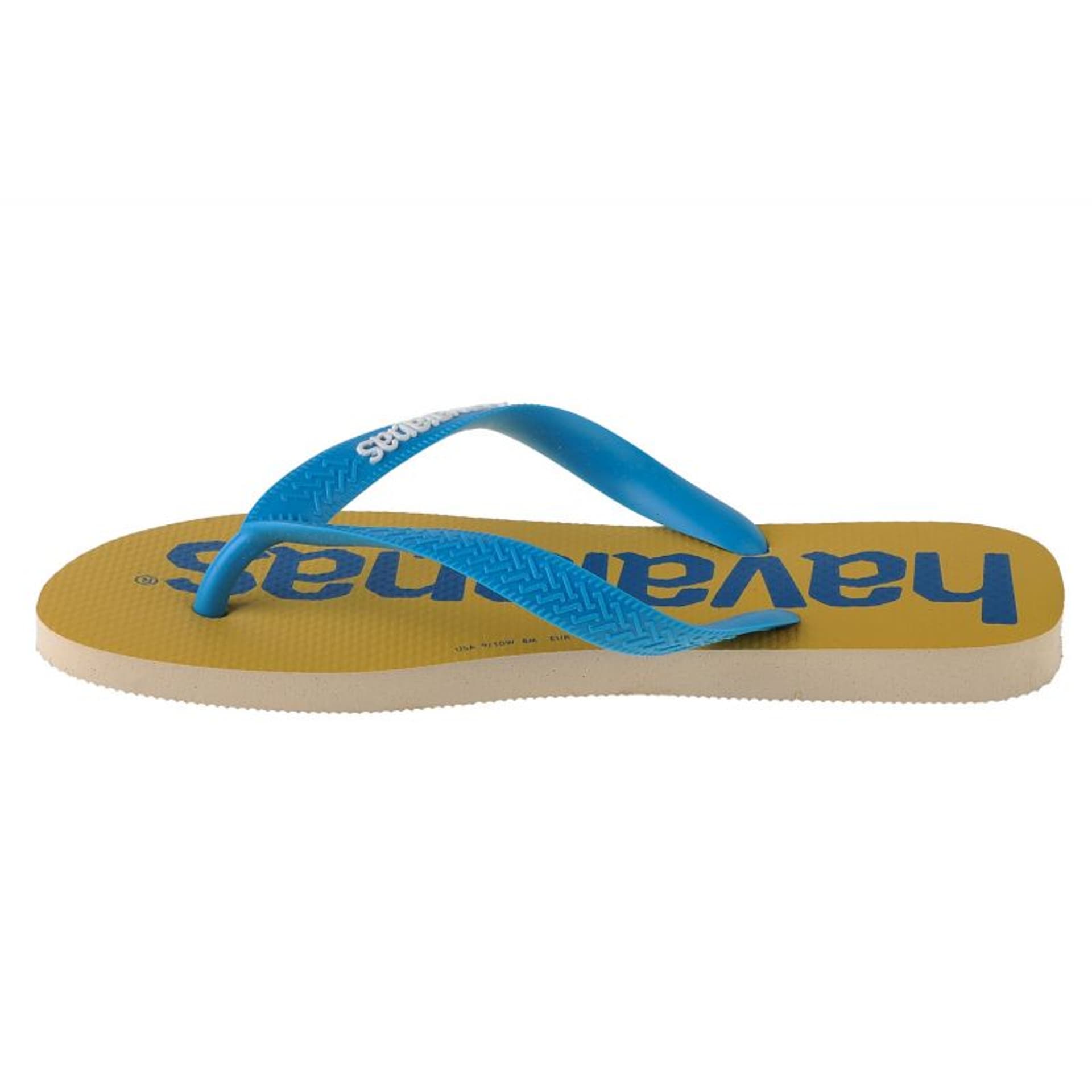 

Japonki Havaianas Top Logomania 2 4145741 (kolor Beżowy/Kremowy. Niebieski, rozmiar 45/46)