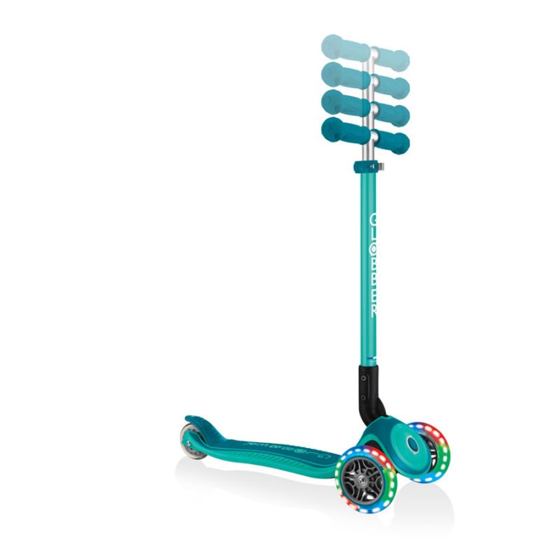 

Hulajnoga 3-kołowa Globber Primo Foldable Plus Lights Jr (kolor Zielony)