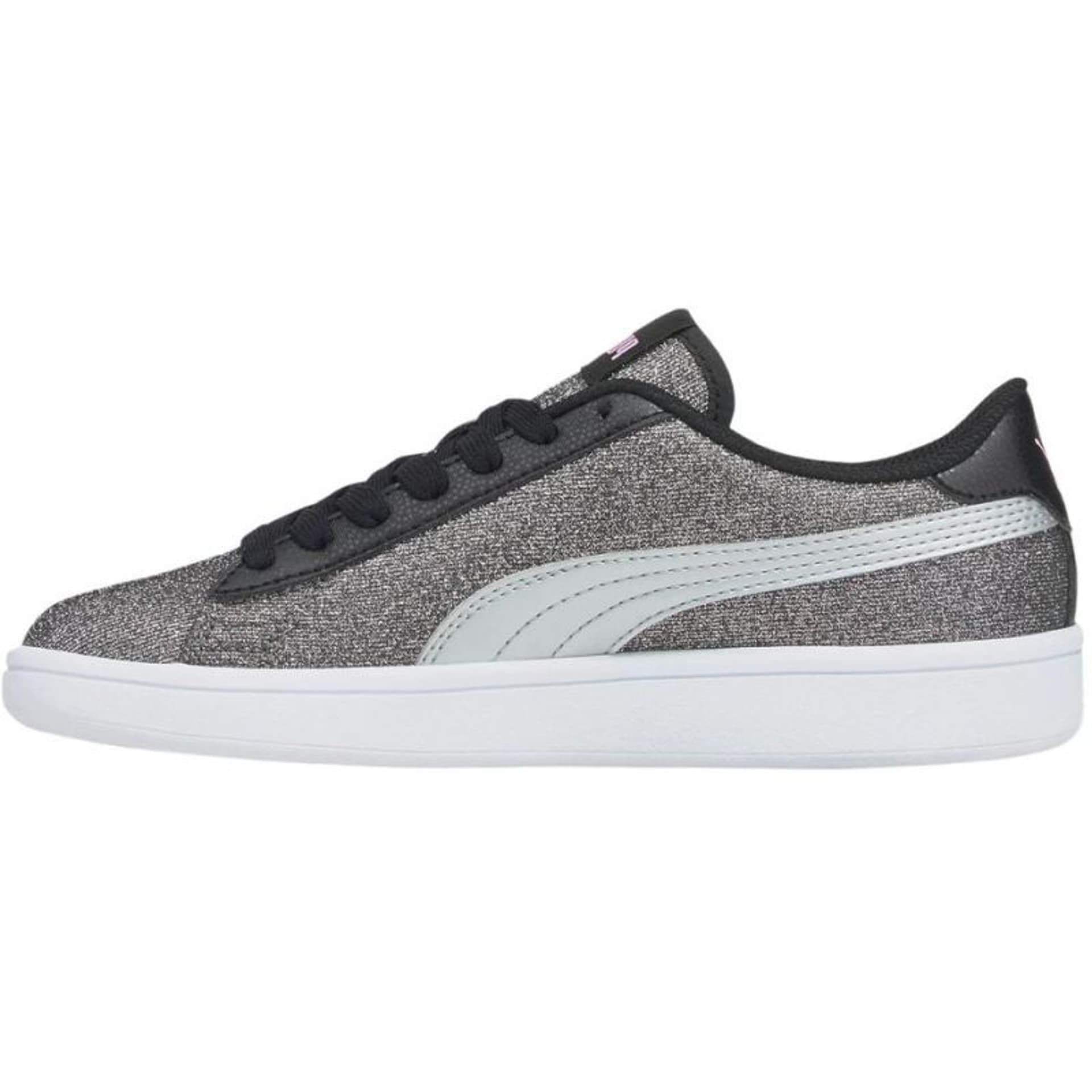 

Buty Puma Smash v2 Glitz Glam Jr 367377 (kolor Szary/Srebrny, rozmiar 37)