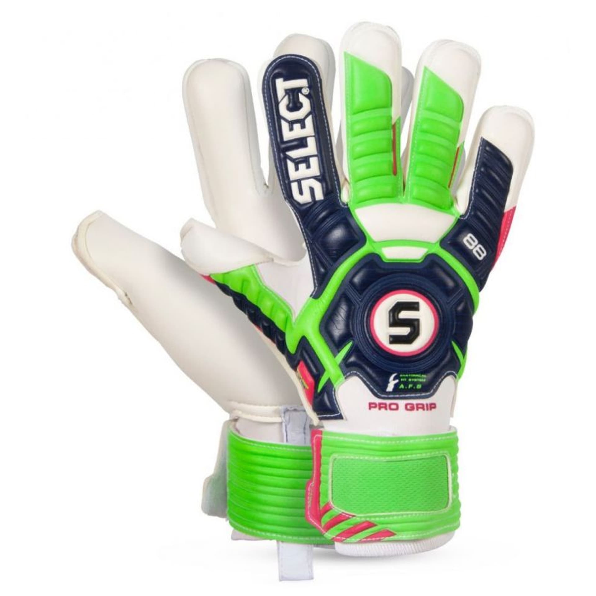

Rękawice bramkarskie Select 88 ProGrip M (kolor Biały. Zielony, rozmiar 11)