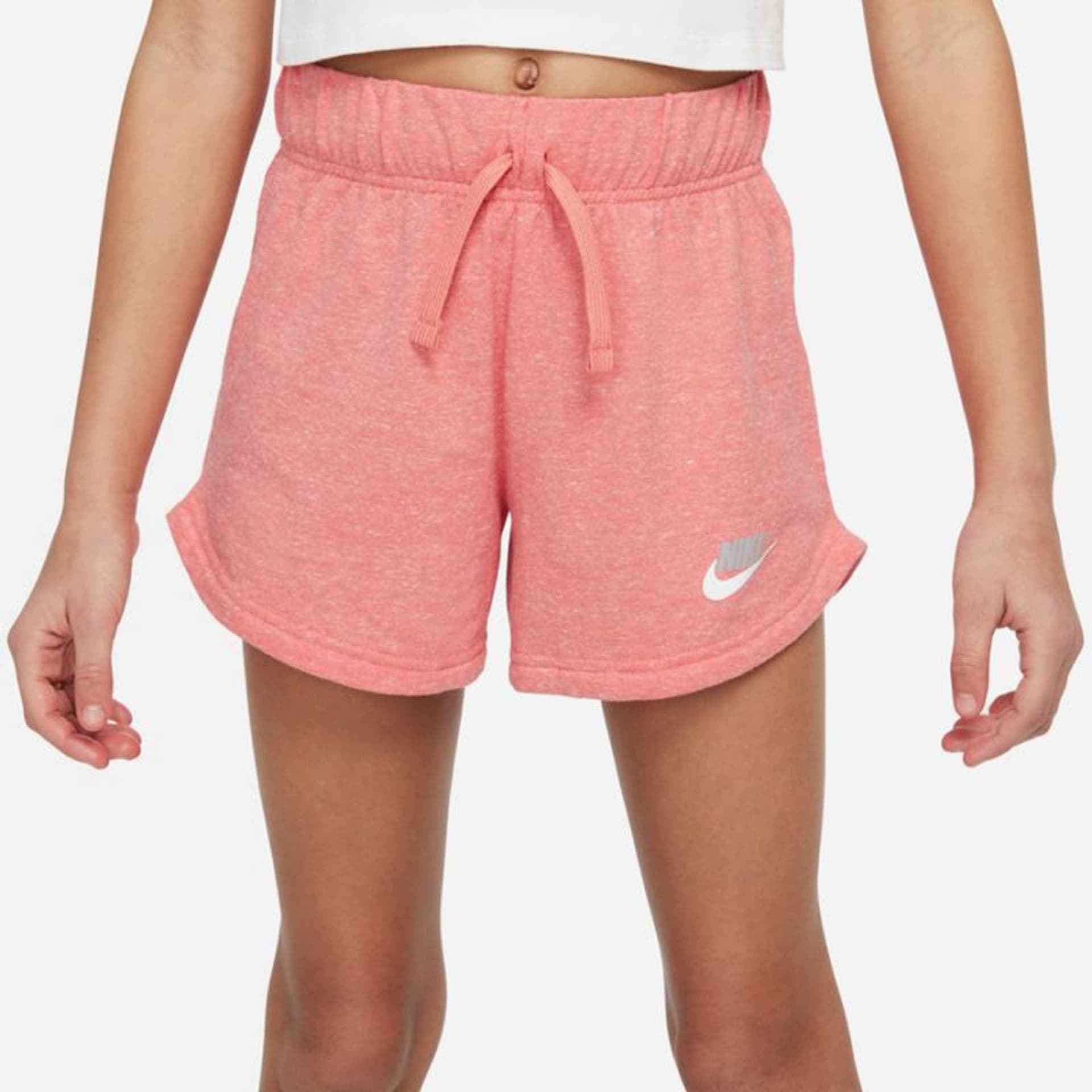 

Spodenki Nike Big Kids' (Girls') Jersey Shorts Jr DA1388 (kolor Różowy, rozmiar M (137-147))