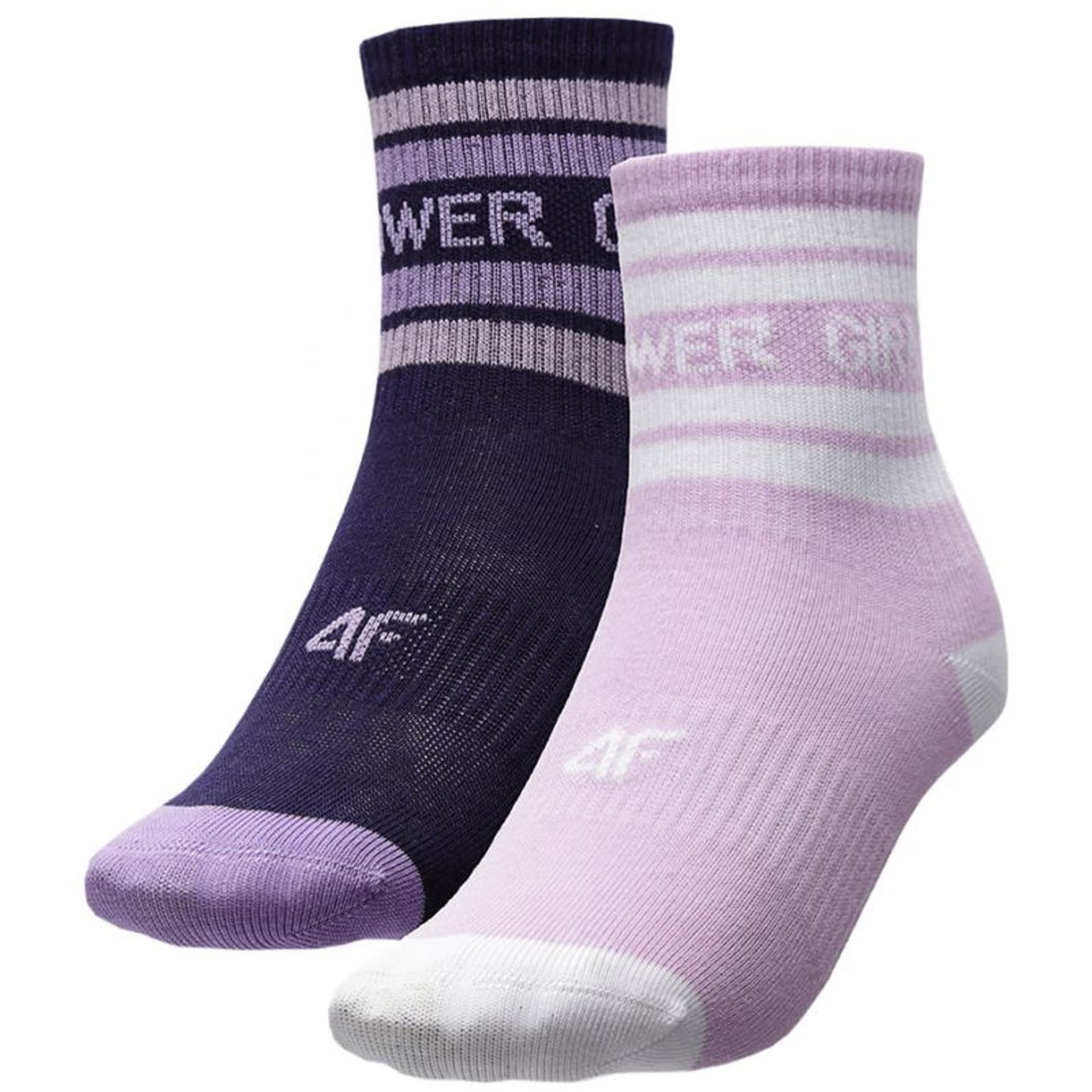 

Skarpety 4F Jr JAW22USOCF062 (kolor Fioletowy. Różowy, rozmiar 32-35)