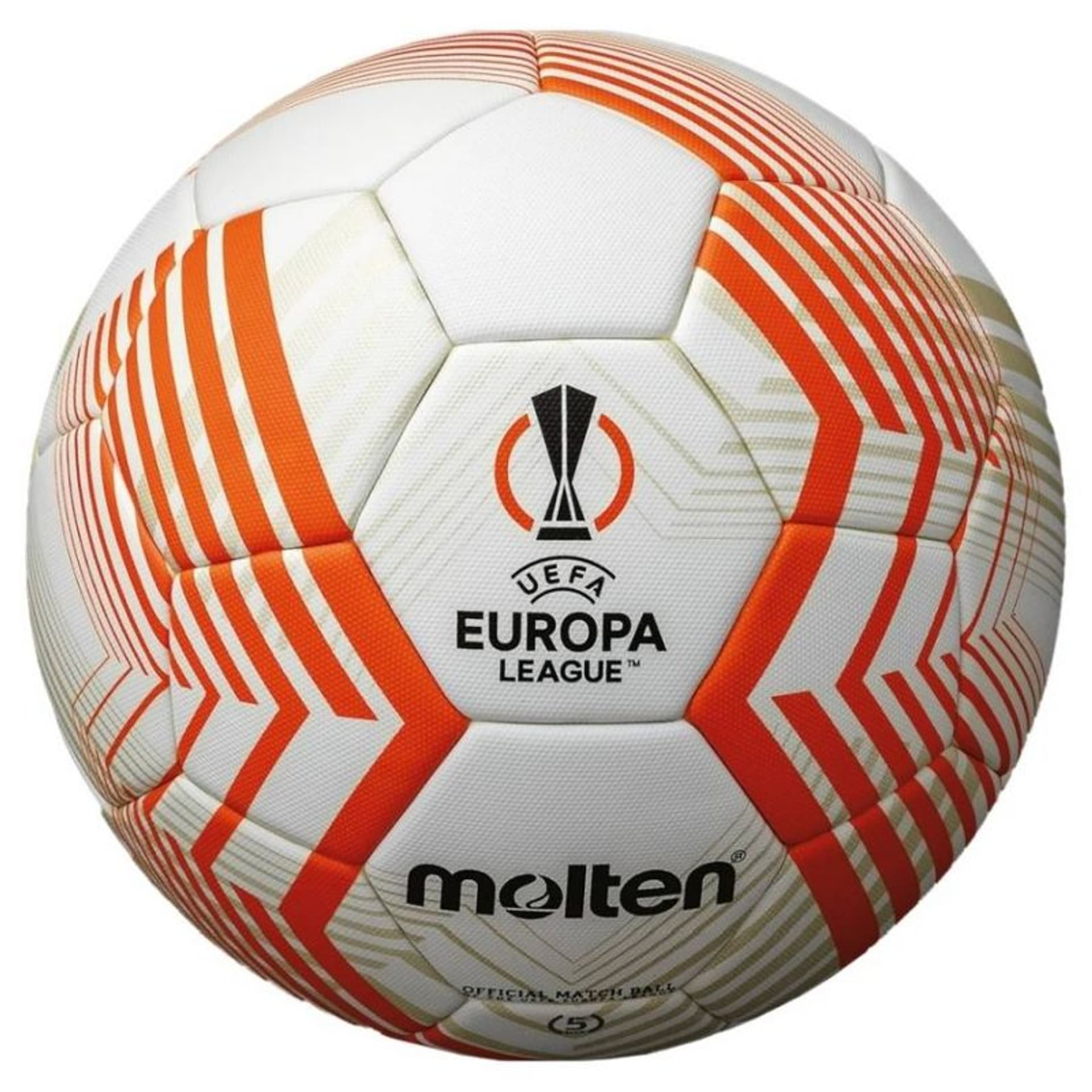 

Piłka nożna Molten UEFA Europa League 2022/23 (kolor Biały. Pomarańczowy)