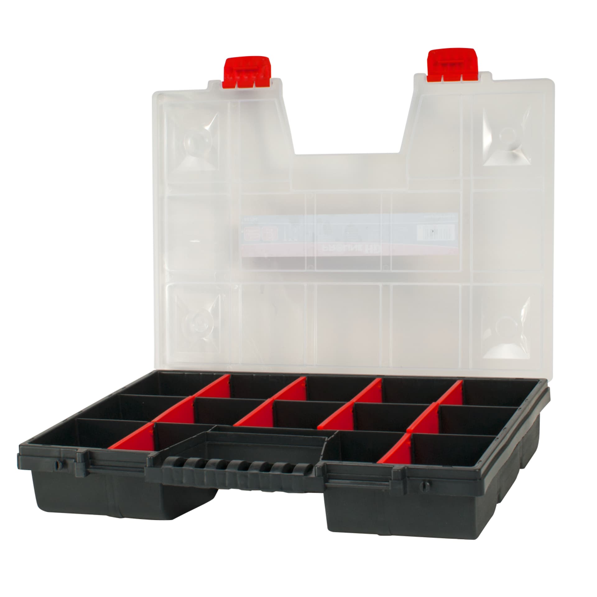 

ORGANIZER 19 Z RĄCZKA, 11 PRZEGRÓD, 35X155X195, PROLINE HD
