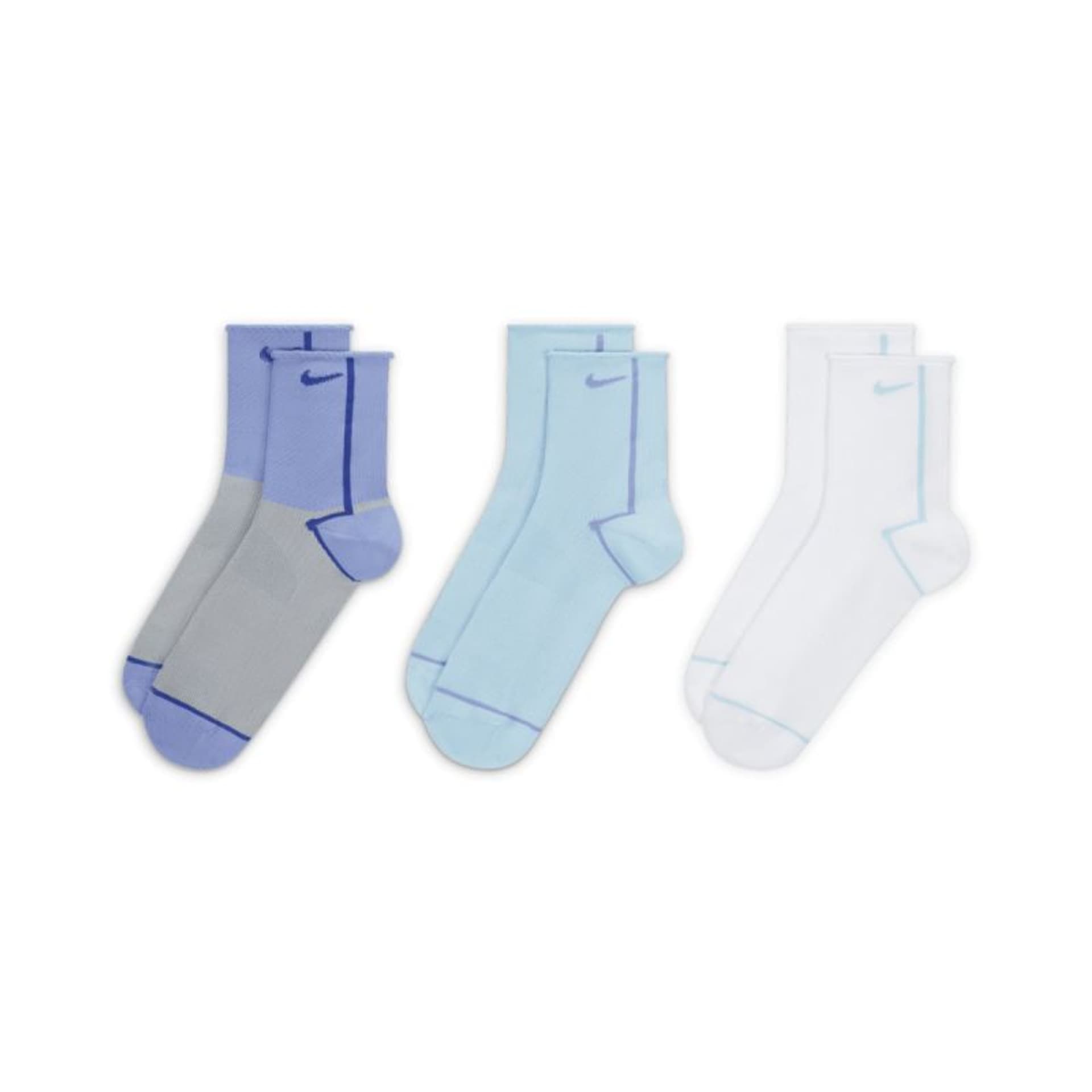 

Skarpety Nike Everyday Plus Lightweight CK6021 (kolor Biały. Fioletowy. Niebieski, rozmiar L)