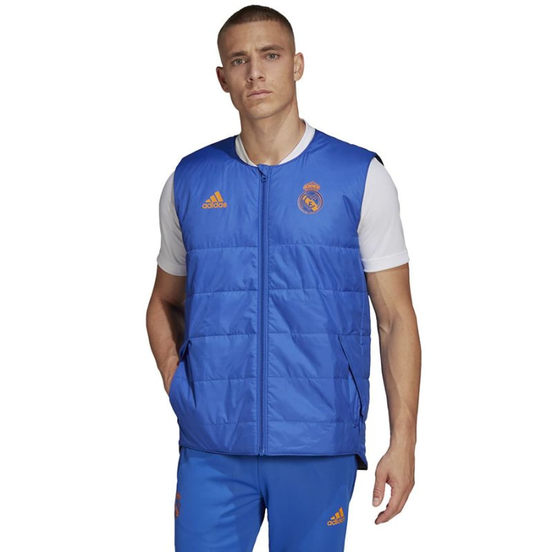 

Bezrękawnik adidas Real Madryt Pad Vest L M (kolor Niebieski, rozmiar M)