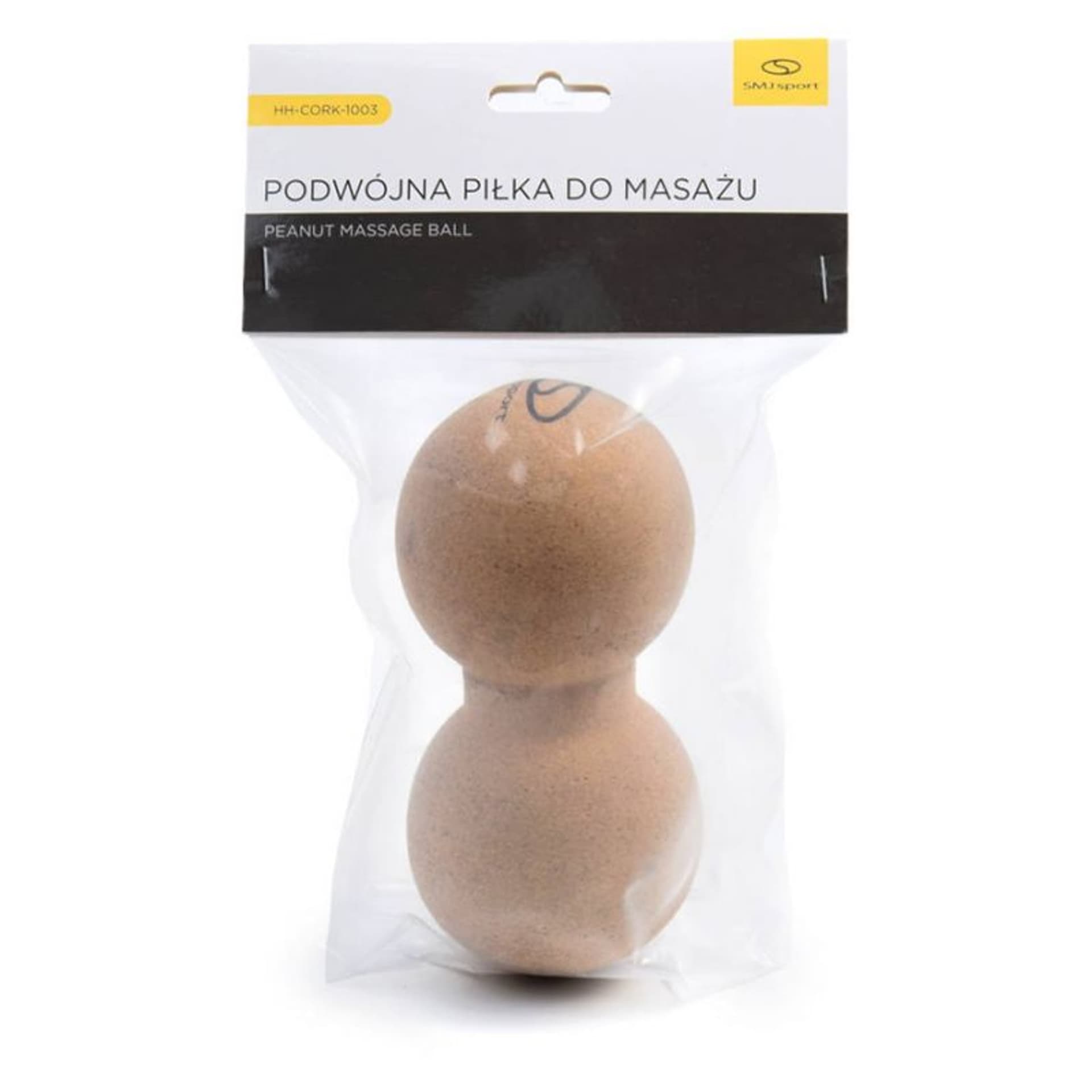 

Podwójna piłka do masażu "Peanut" SMJ sport HH-Cork-1003 (kolor Brązowy)