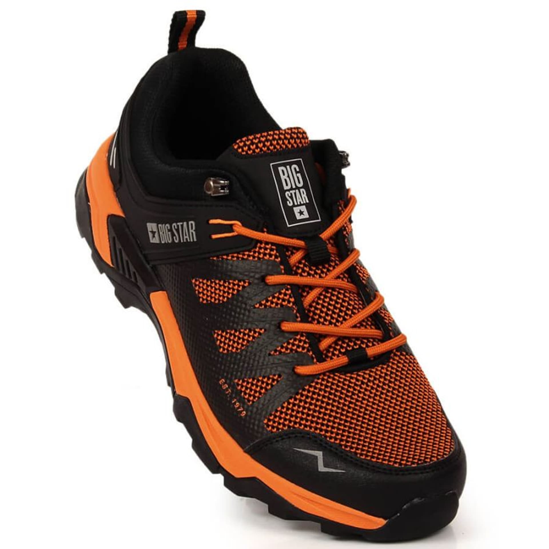 

Buty sportowe Big Star M INT1762 (kolor Czarny. Pomarańczowy, rozmiar 44)