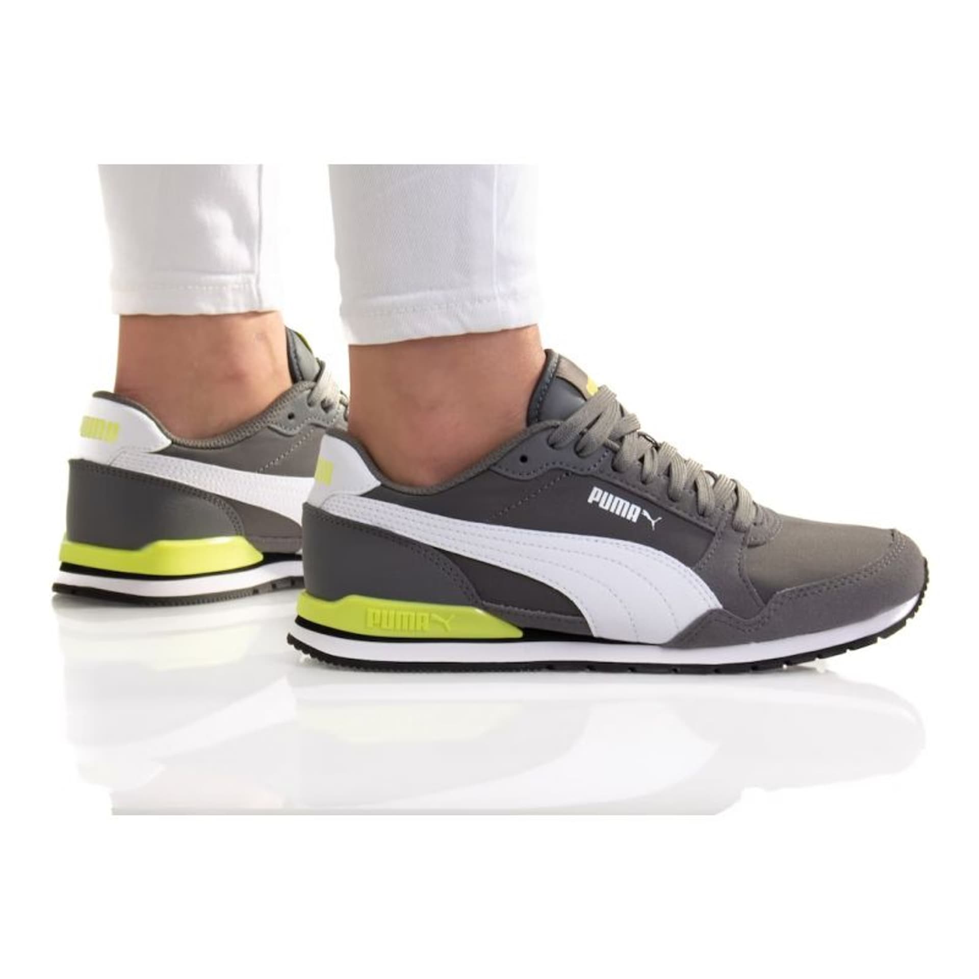 

Buty Puma St Runner V3 Nl Jr (kolor Szary/Srebrny, rozmiar 37)