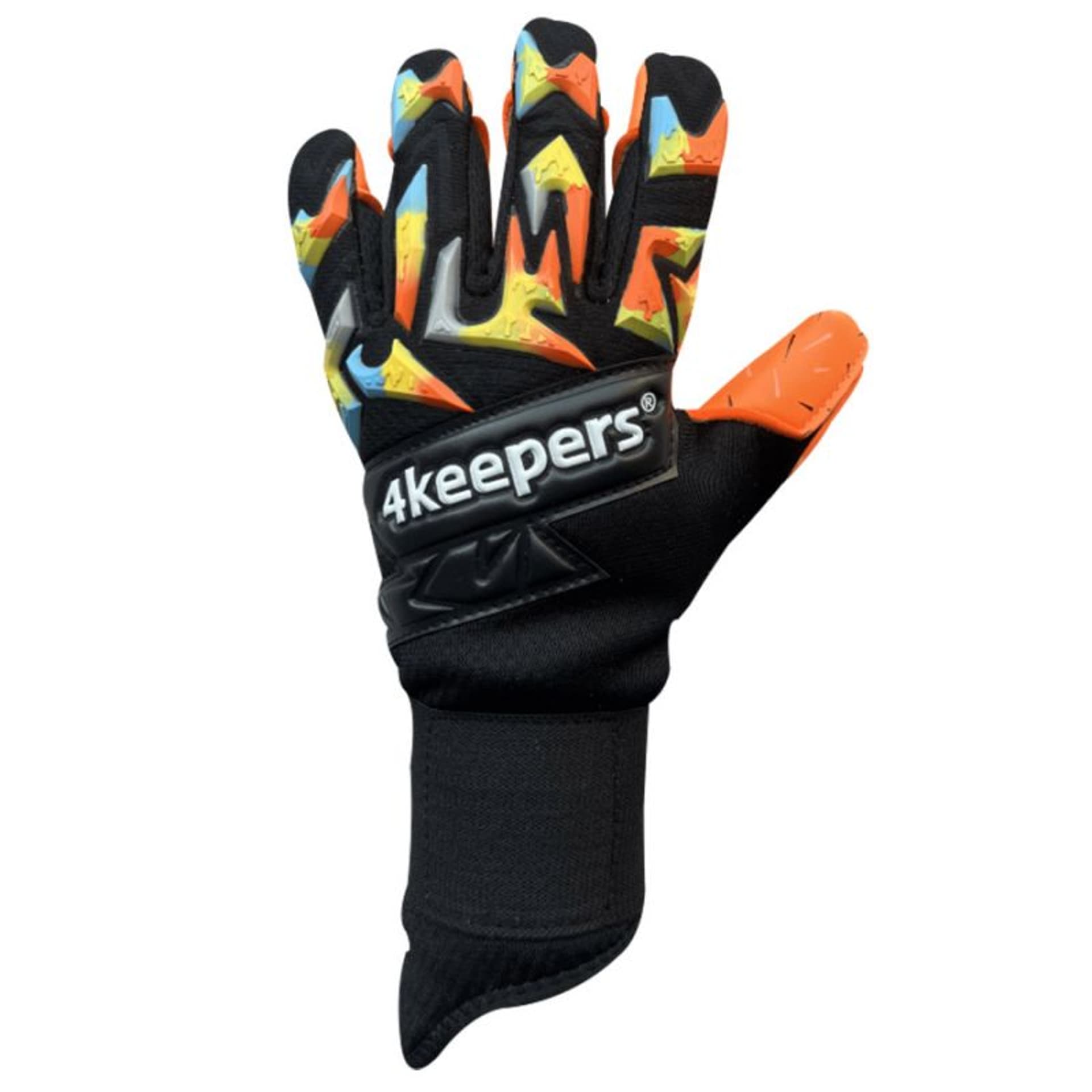 

Rękawice bramkarskie 4Keepers Equip Flame NC M (kolor Czarny. Pomarańczowy, rozmiar 10)