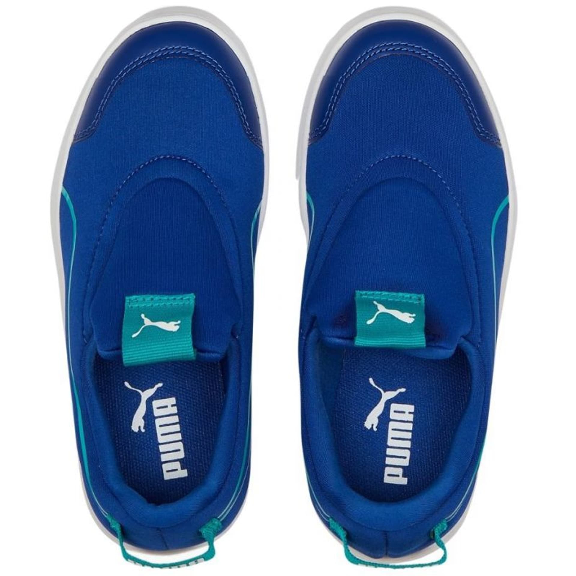 

Buty Puma Courtflex v2 Slip On PS Jr 374858 (kolor Niebieski, rozmiar 31.5)