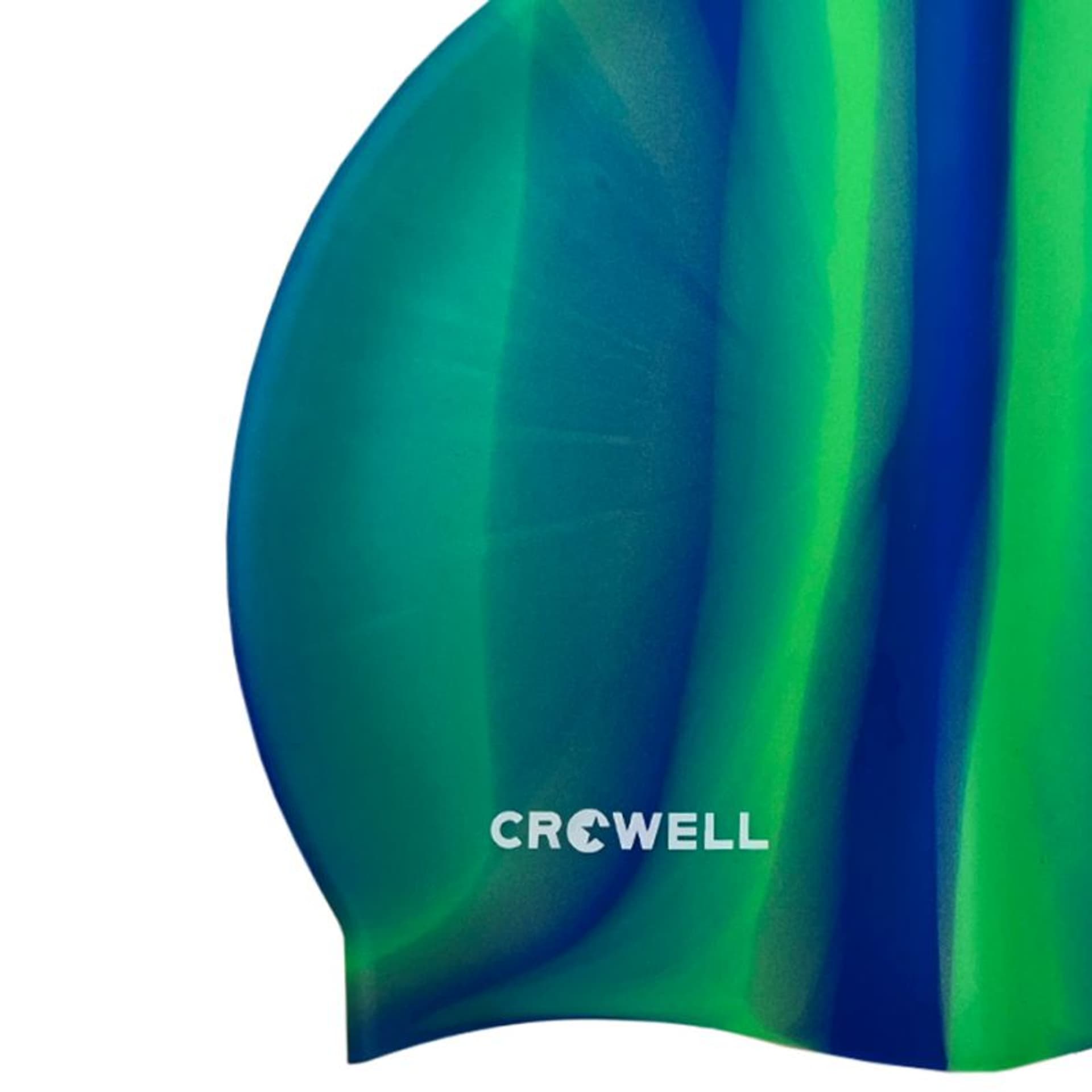 

Czepek pływacki silikonowy Crowell Multi Flame (kolor Niebieski. Zielony)