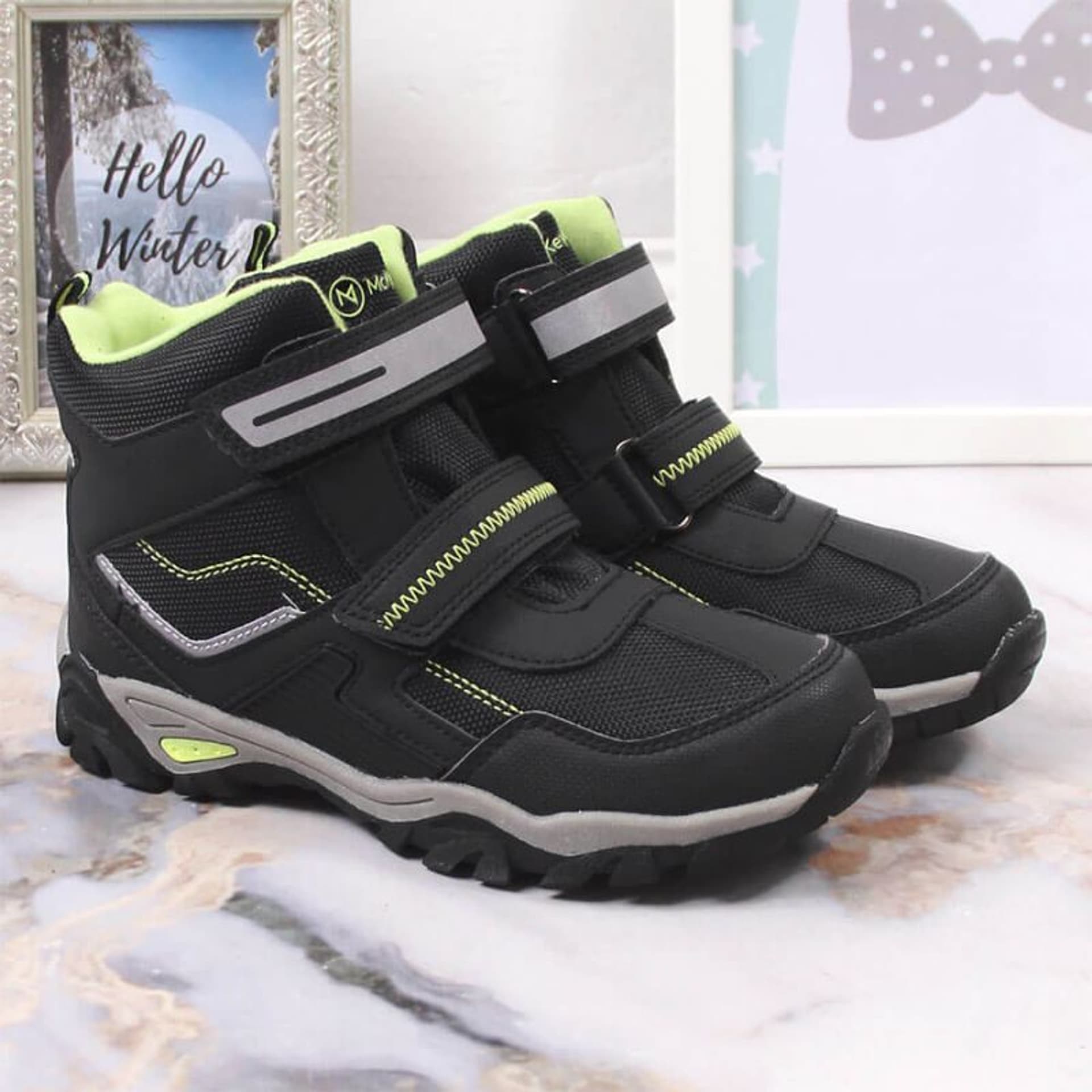 

Buty na rzepy ocieplane McKeylor Jr (kolor Czarny, rozmiar 33)