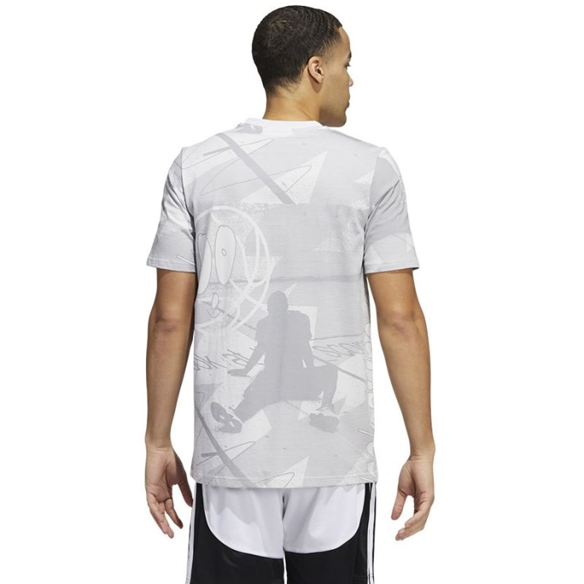 

Koszulka adidas Iginite Aop Tee M (kolor Szary/Srebrny, rozmiar XL)