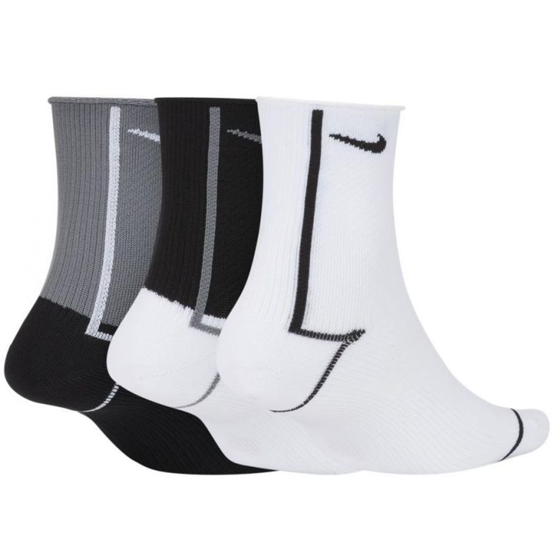 

Skarpety Nike Everyday Plus Lightweight CK6021 (kolor Biały. Czarny. Szary/Srebrny, rozmiar S)