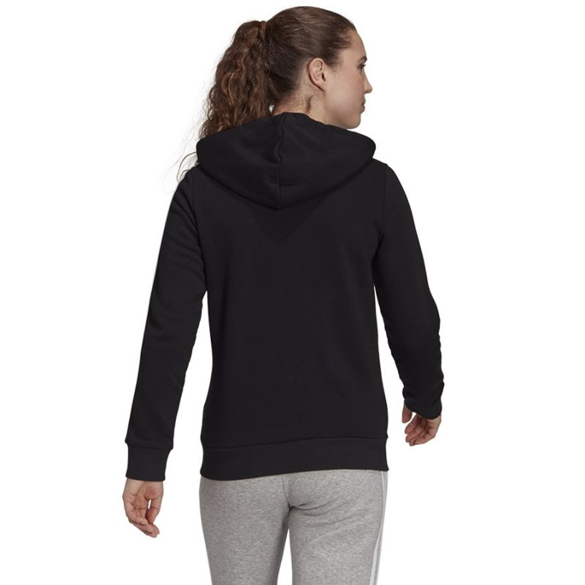 

Bluza adidas 3 Stripes FL Full-Zip Hoodie W (kolor Czarny, rozmiar S)