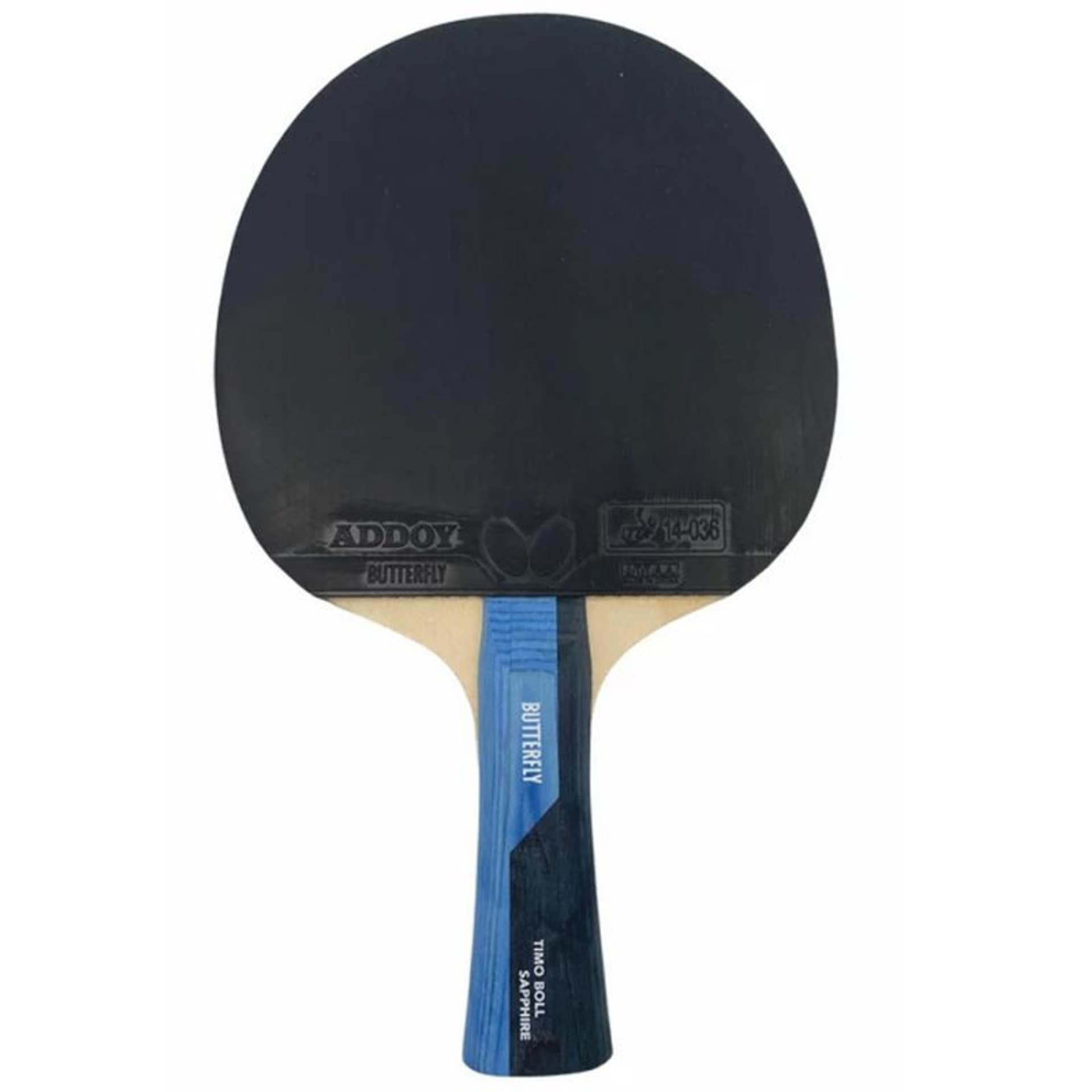 

Rakietka do tenisa stołowego Butterfly Timo Boll Saphire (kolor Czarny. Czerwony)