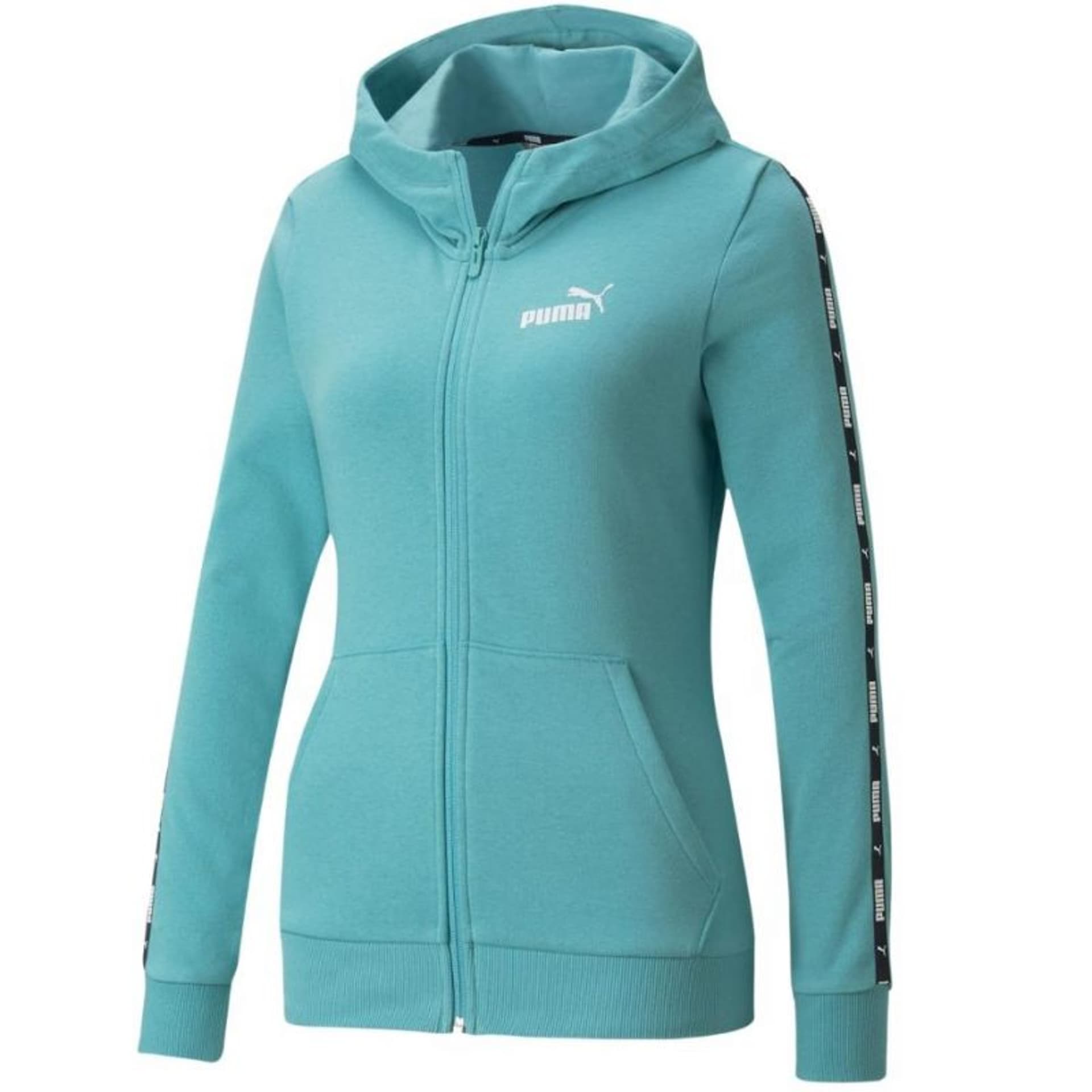 

Bluza Puma Power Tape Full-Zip Hoodie TR W 847119 (kolor Niebieski, rozmiar L)