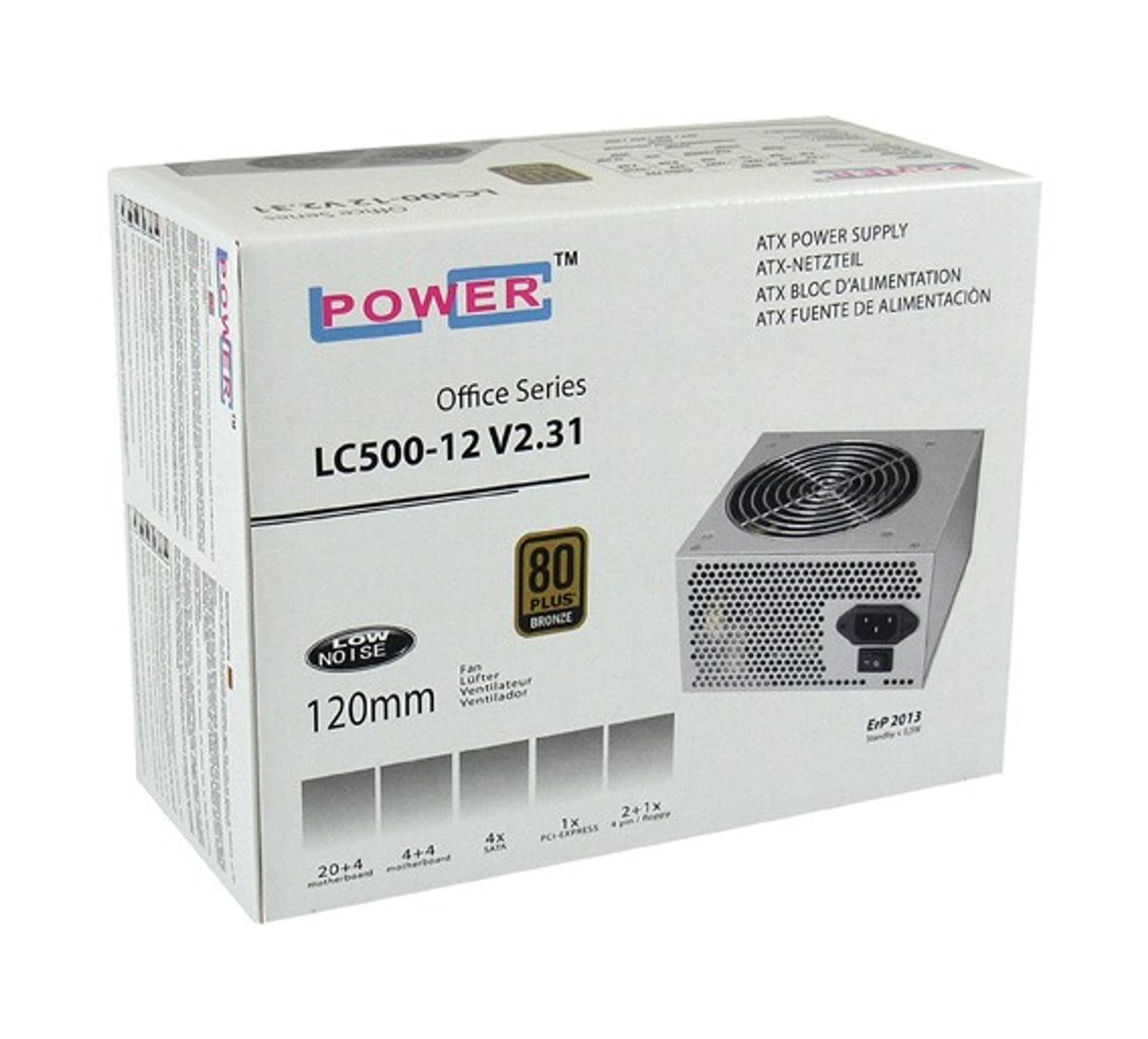 

ZASILACZ 400W LC500-12 V2.31 80+ BRONZE