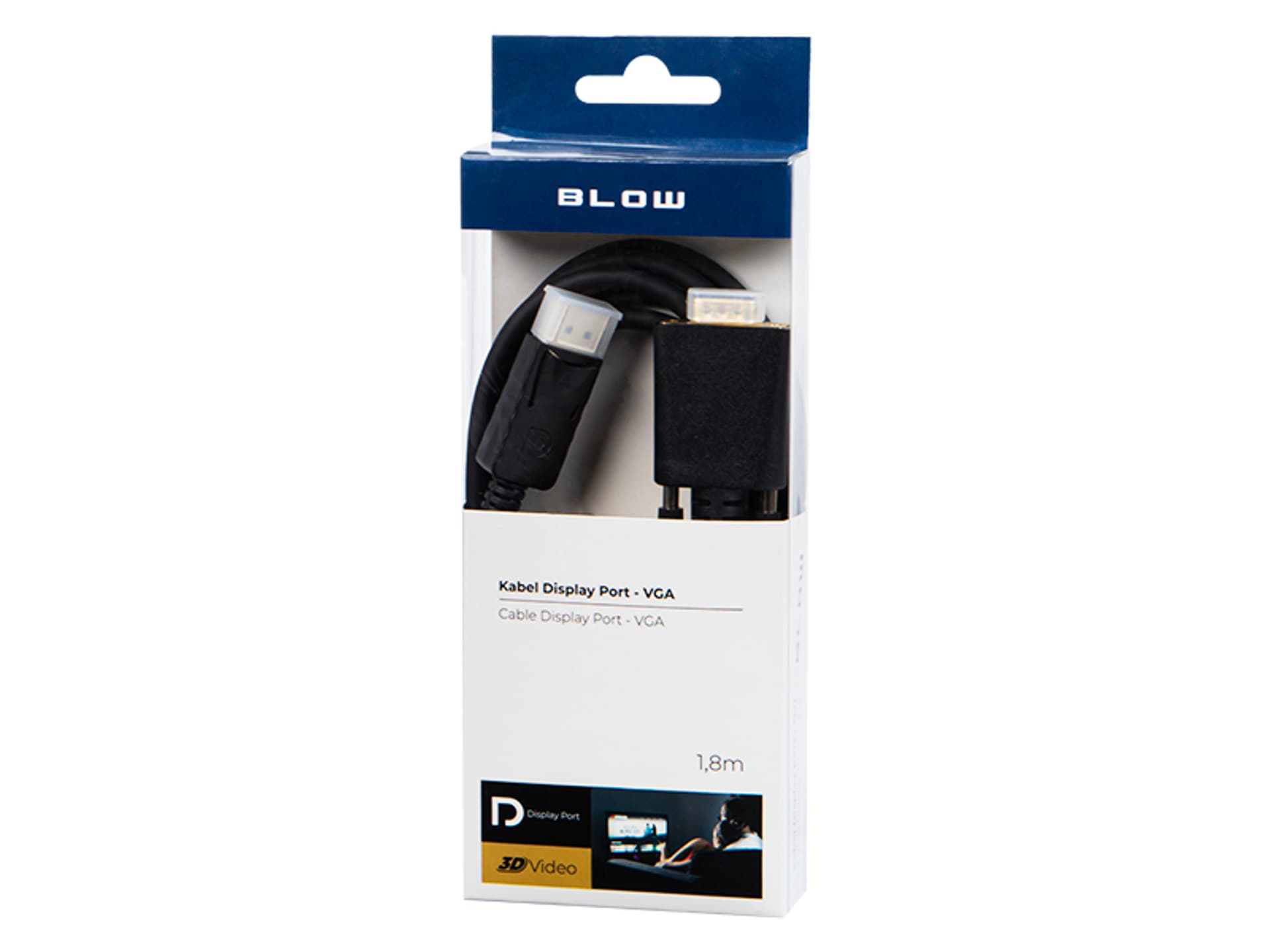 

92-030# Przył.display port-vga 1,8m