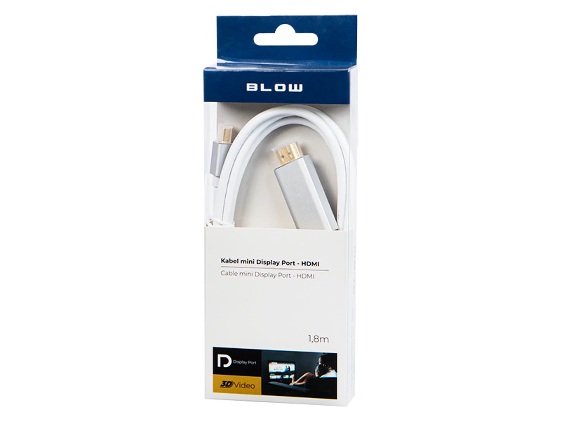 

92-020# Przył.mini display port-hdmi 1,8m