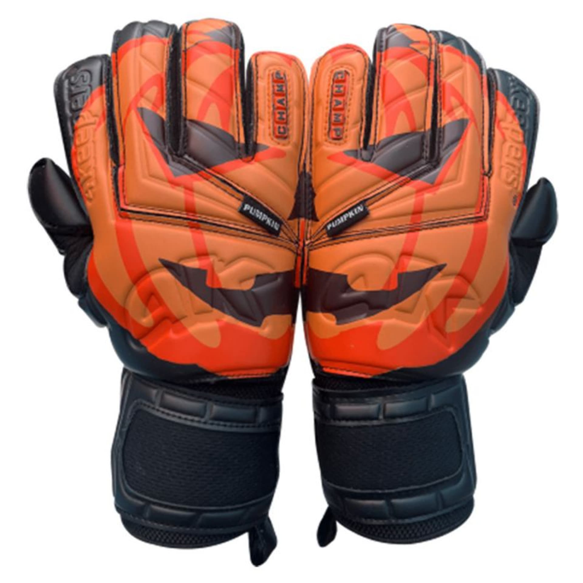

Rękawice bramkarskie 4Keepers Champ Pumpkin Halloween RF Jr (kolor Czarny. Pomarańczowy, rozmiar 5)