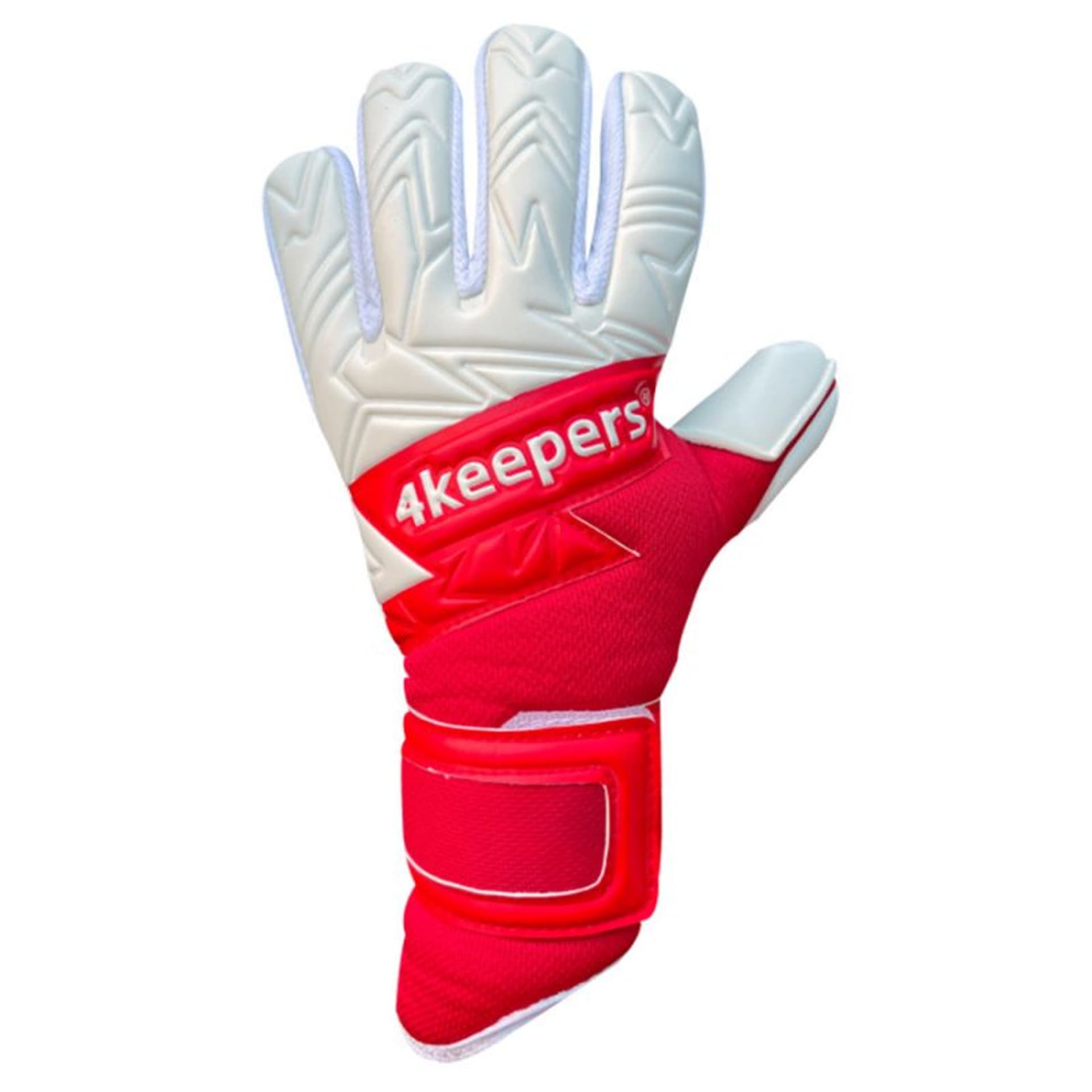 

Rękawice bramkarskie 4Keepers Equip Poland NC Jr (kolor Biały. Czerwony, rozmiar 5)