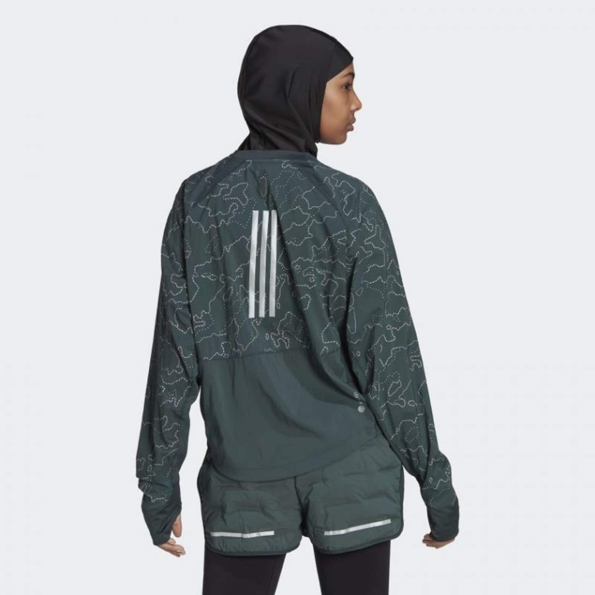 

Bluza adidas X-City Running Crewneck Jacket W (kolor Zielony, rozmiar S)