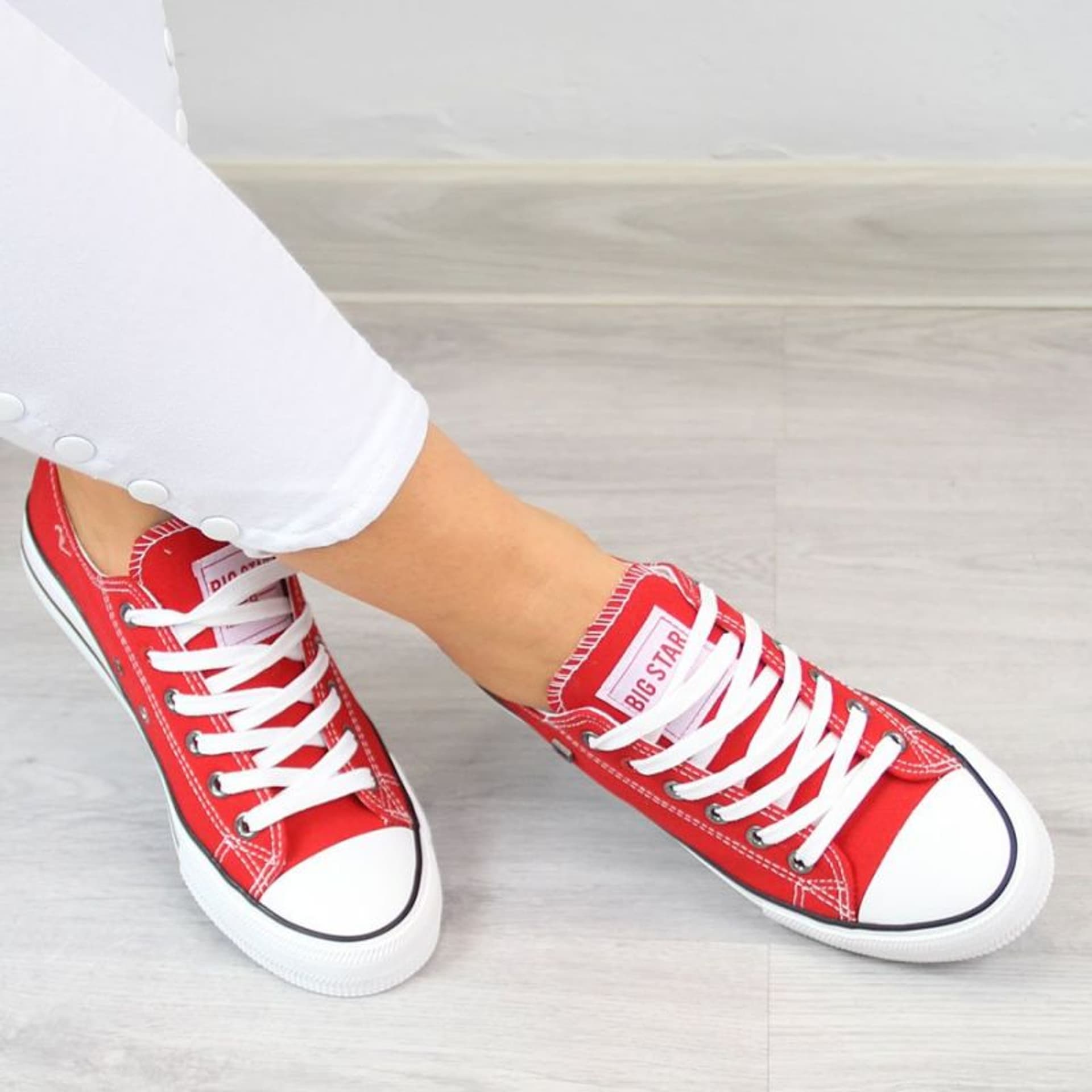 

Buty, tenisówki Big Star W (kolor Biały. Czerwony, rozmiar 39)