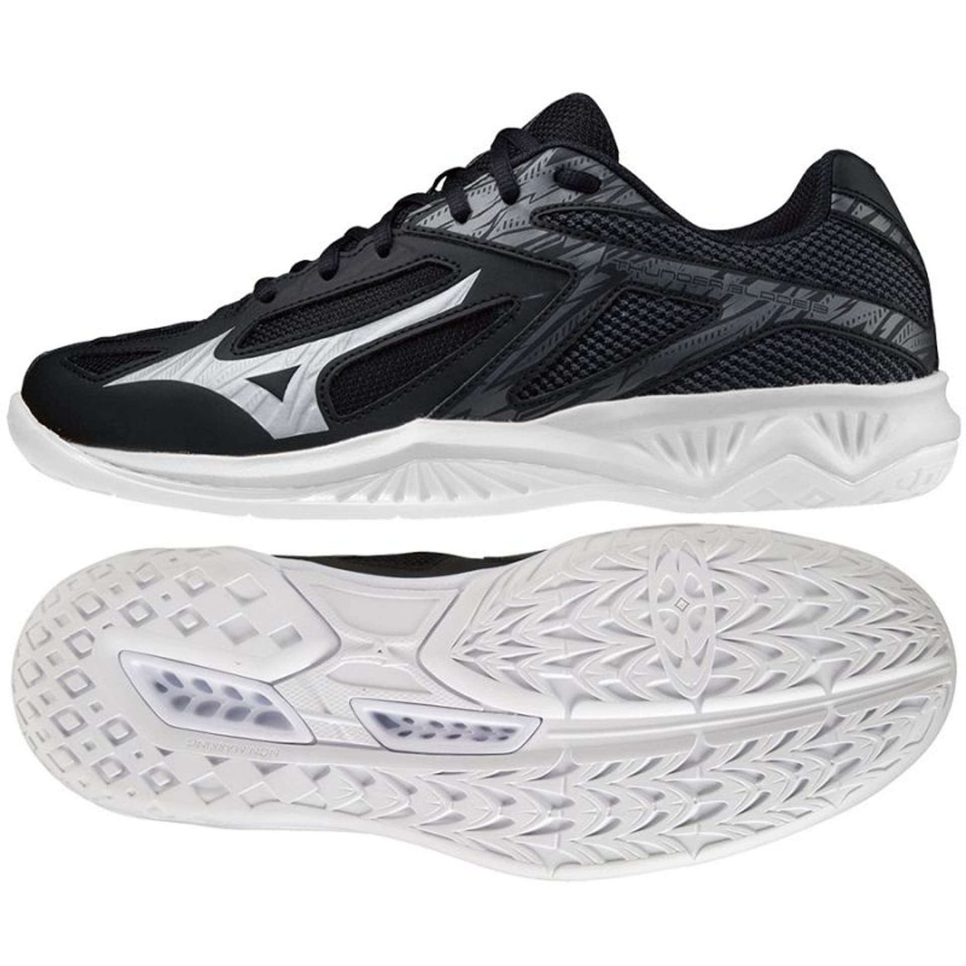 

Buty siatkarskie Mizuno Thunder Blade 3 M (kolor Czarny, rozmiar 46 1/2)
